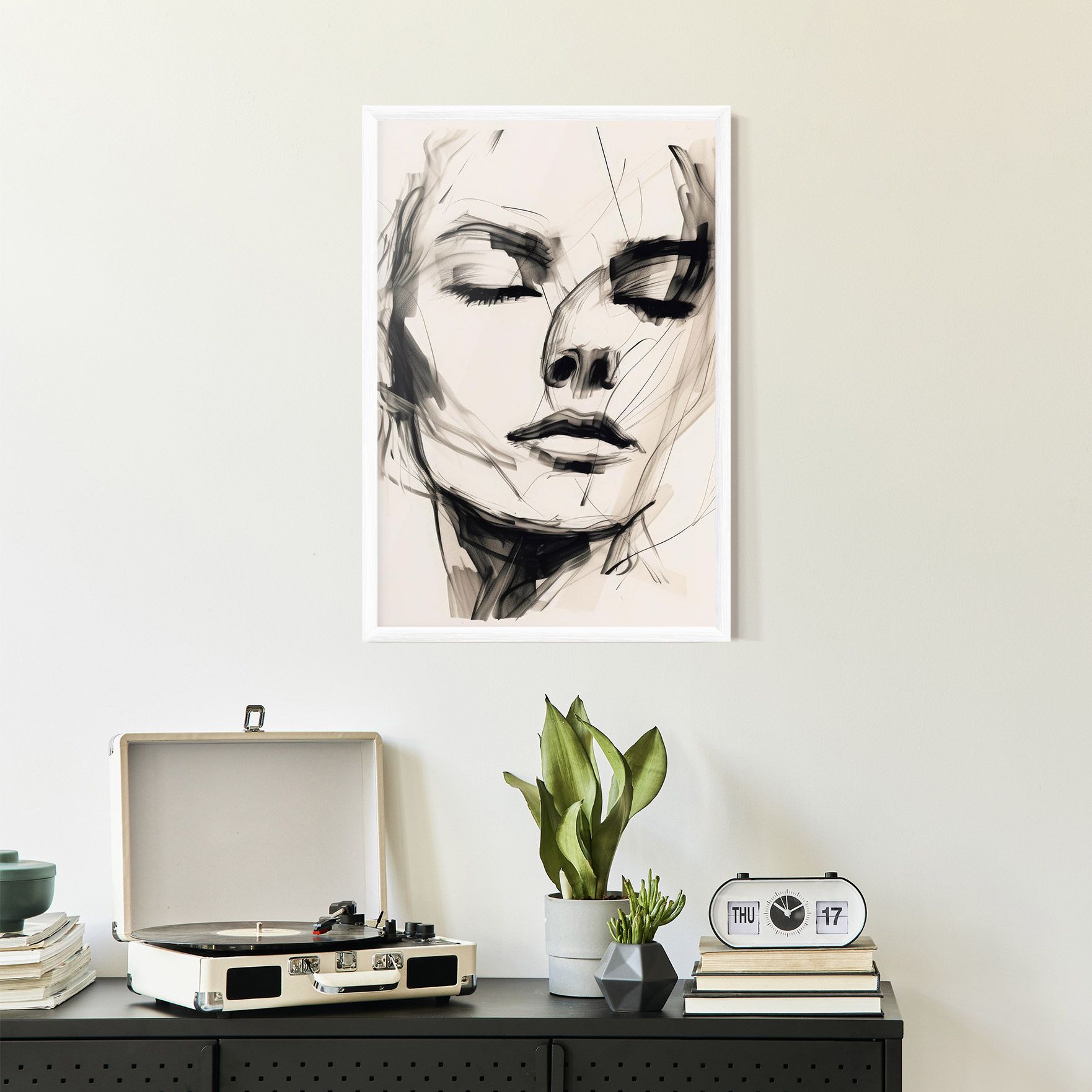 Continuous Line Woman mockup 2