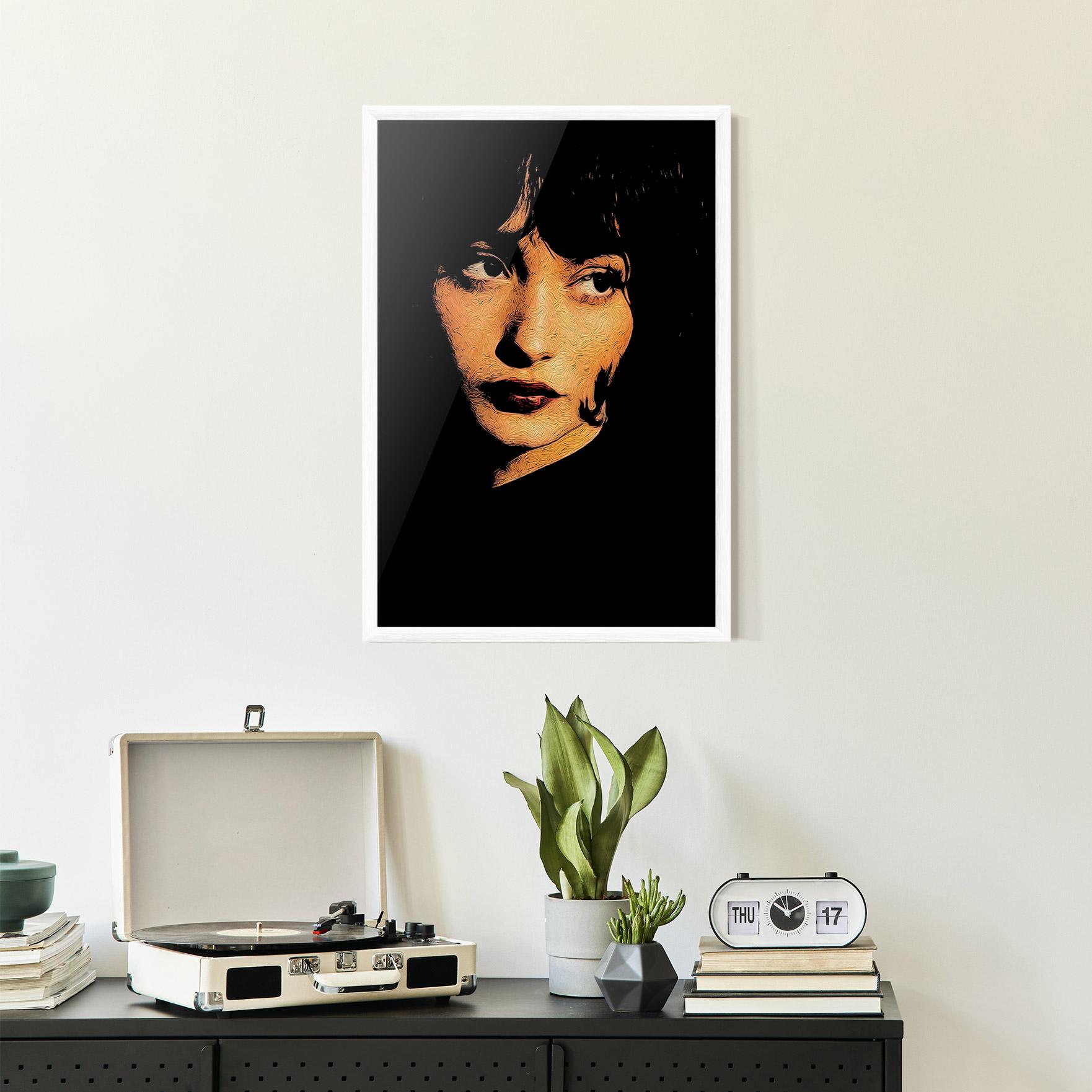 Poster Înrămat Light Portrait mockup 2