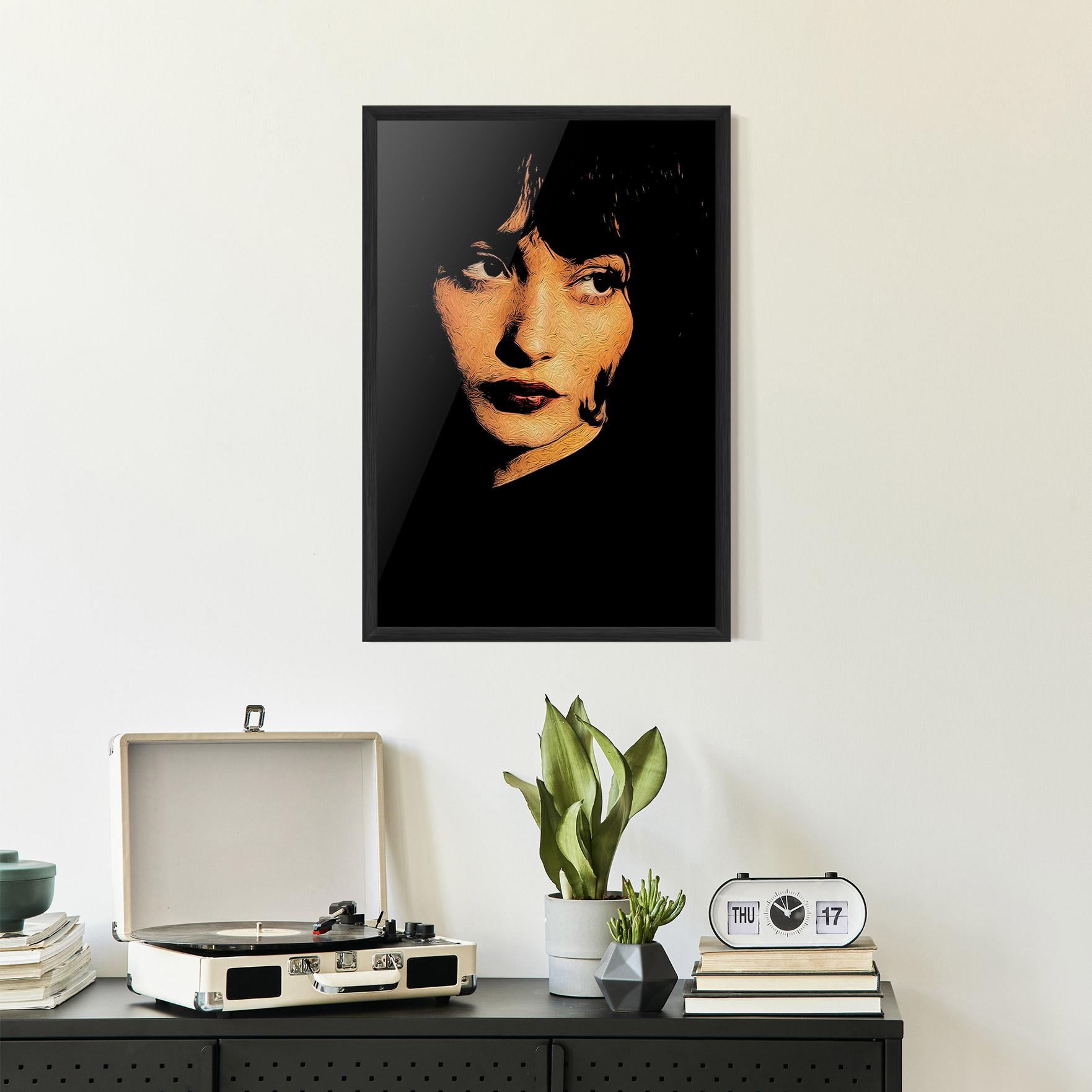 Poster Înrămat Light Portrait mockup 2