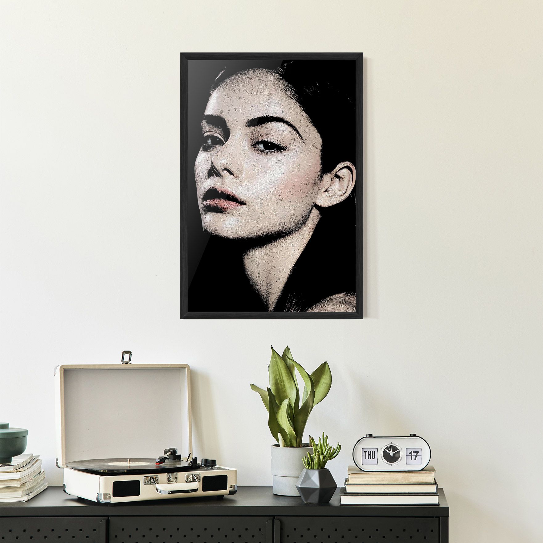 Pretty Portrait Girl mockup 2