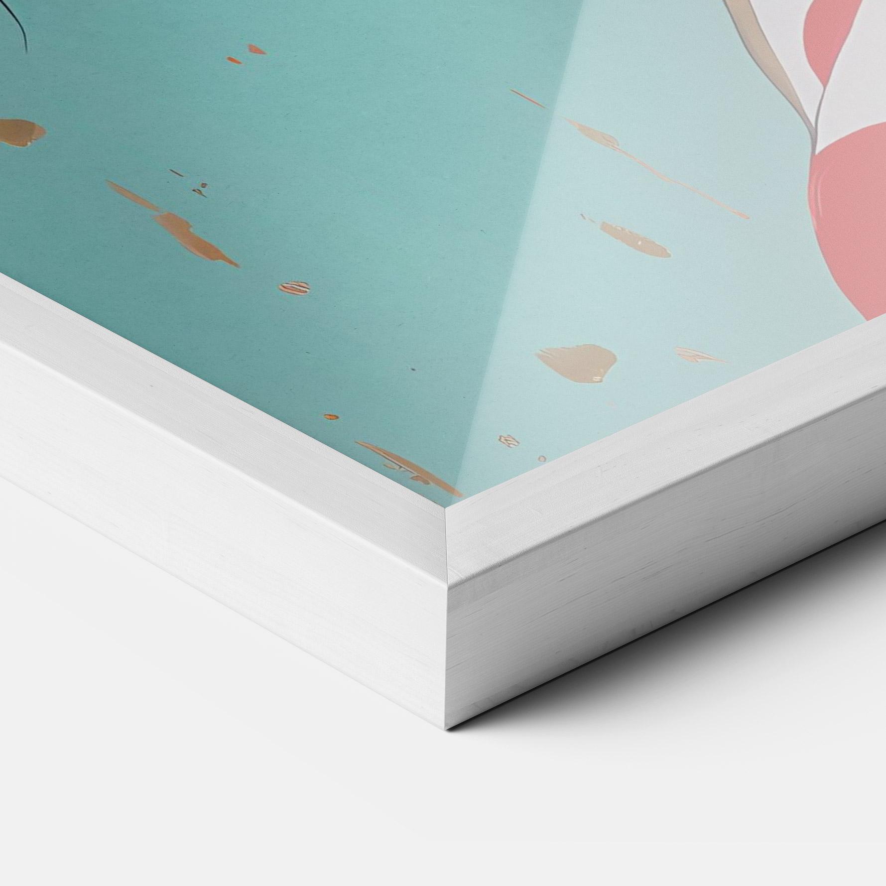 Poster Înrămat Asian Style Portrait mockup 3