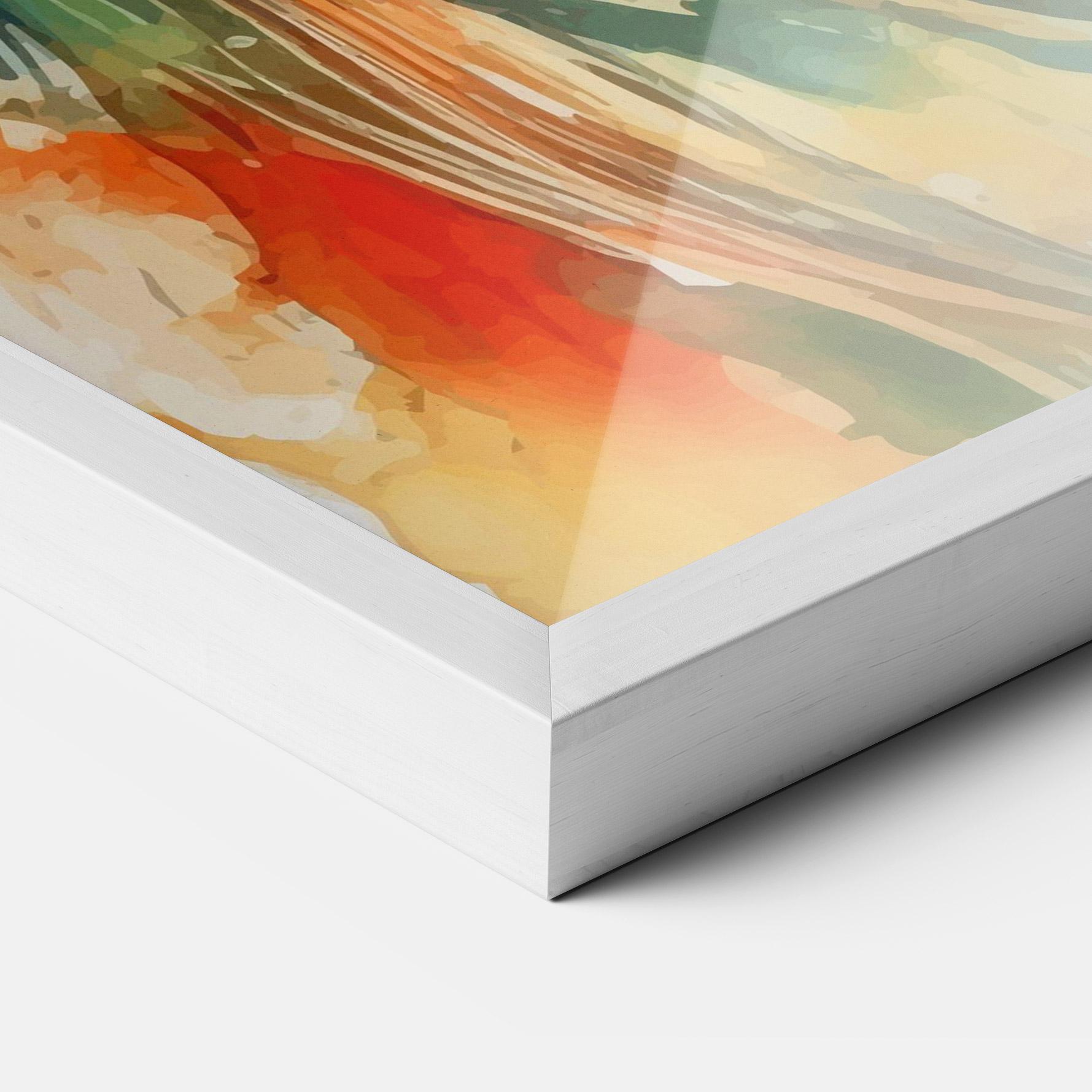 Poster Înrămat Colorful Portrait Art mockup 3