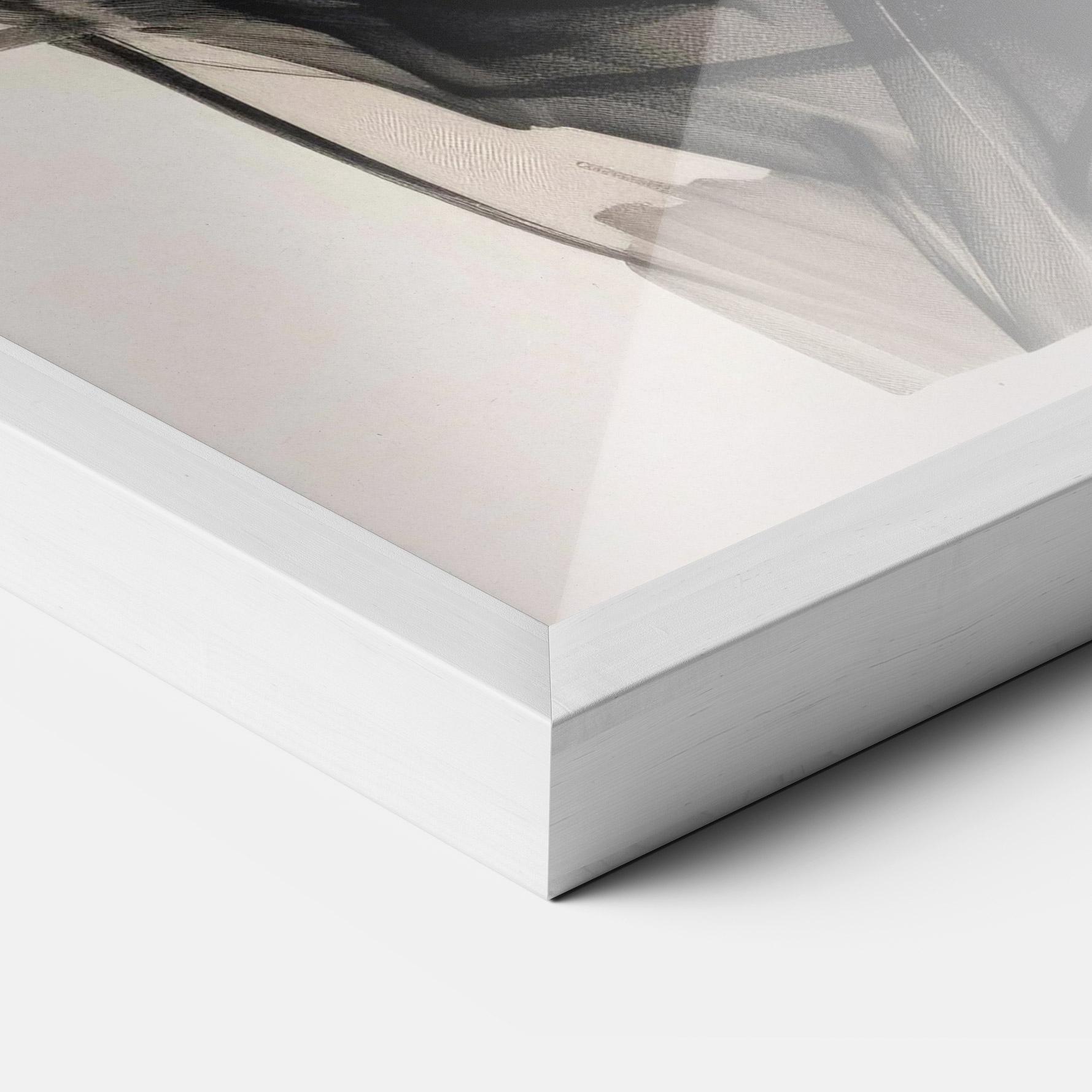 Poster Înrămat Continuous Line Woman mockup 3