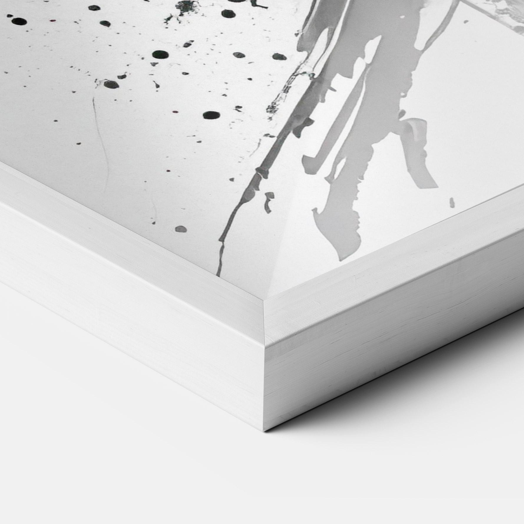 Poster Înrămat Ink Splash Portrait mockup 3