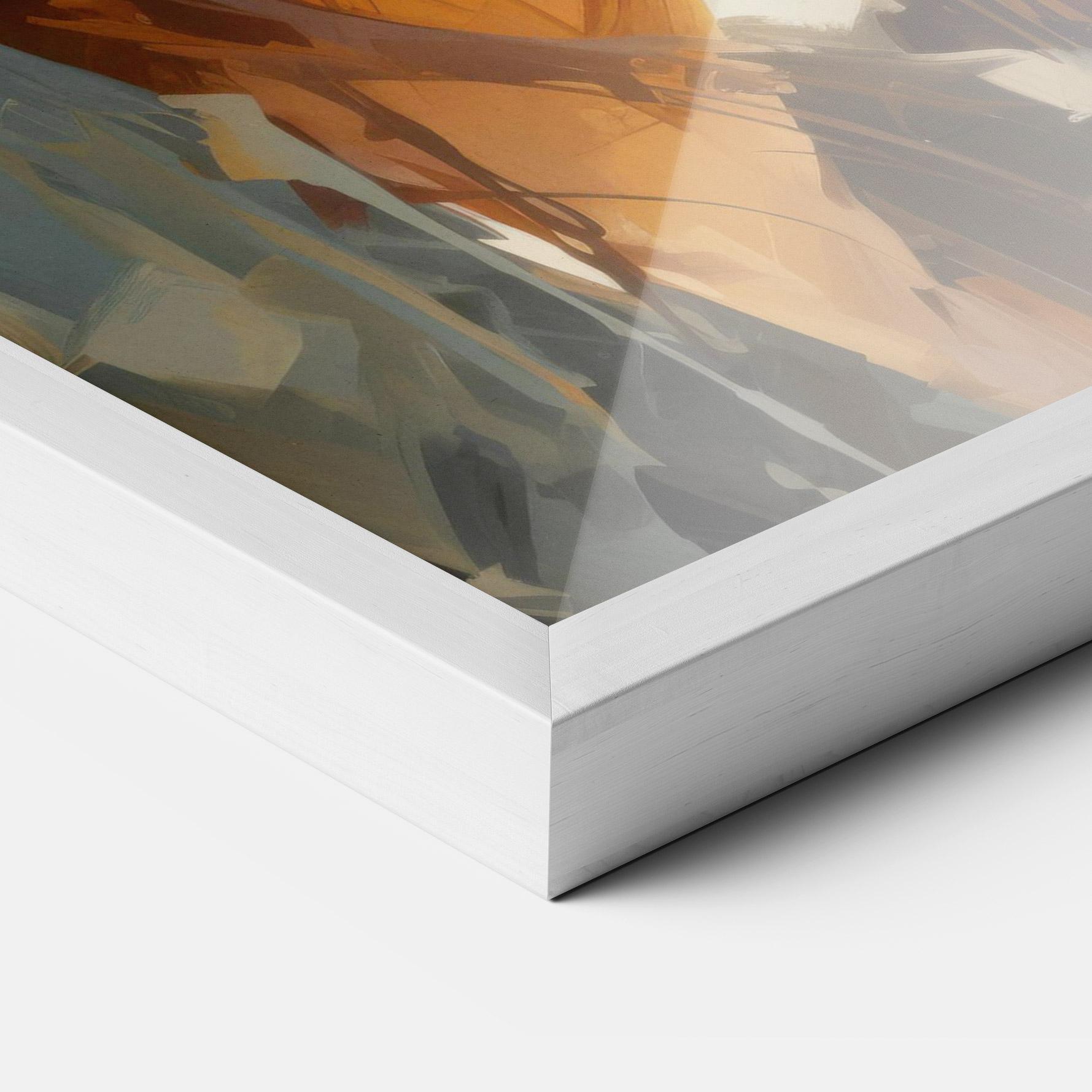 Poster Înrămat Pretty Woman Portrait mockup 3