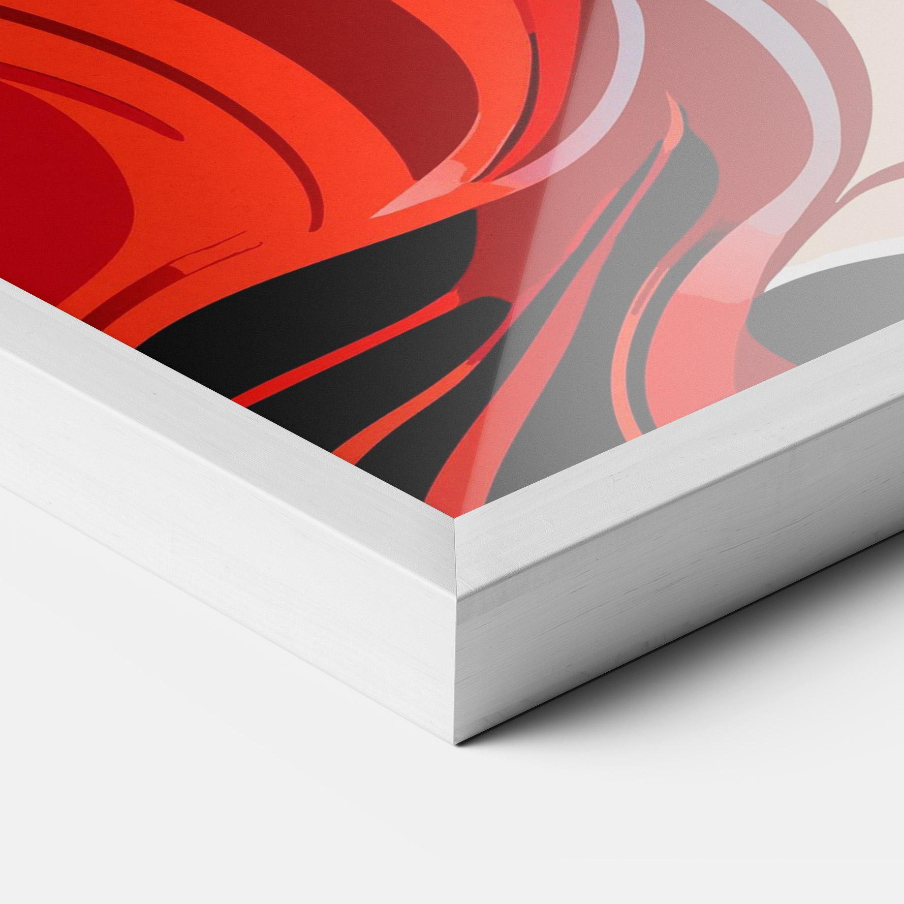 Poster Înrămat Red Hair Portrait mockup 3