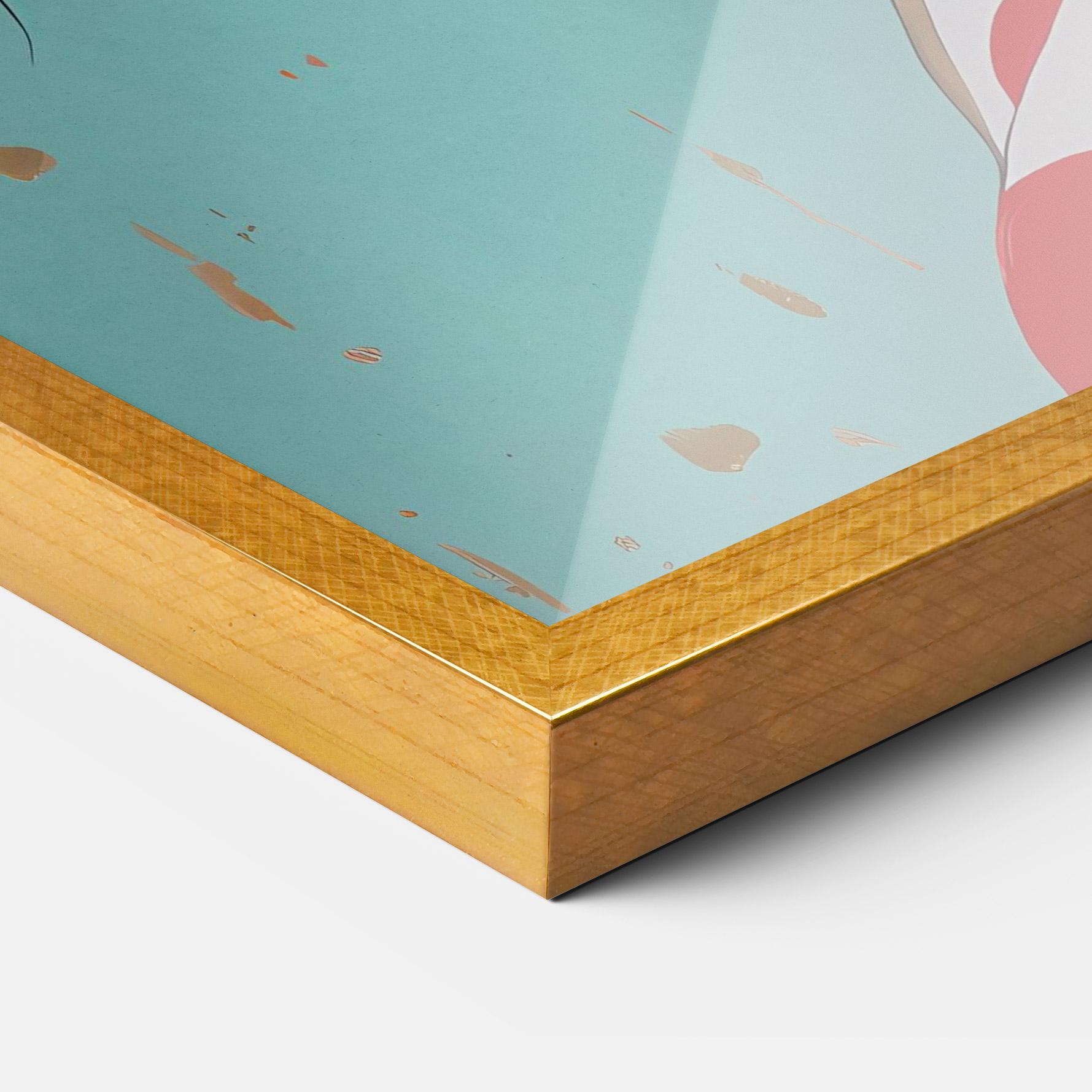 Poster Înrămat Asian Style Portrait mockup 3