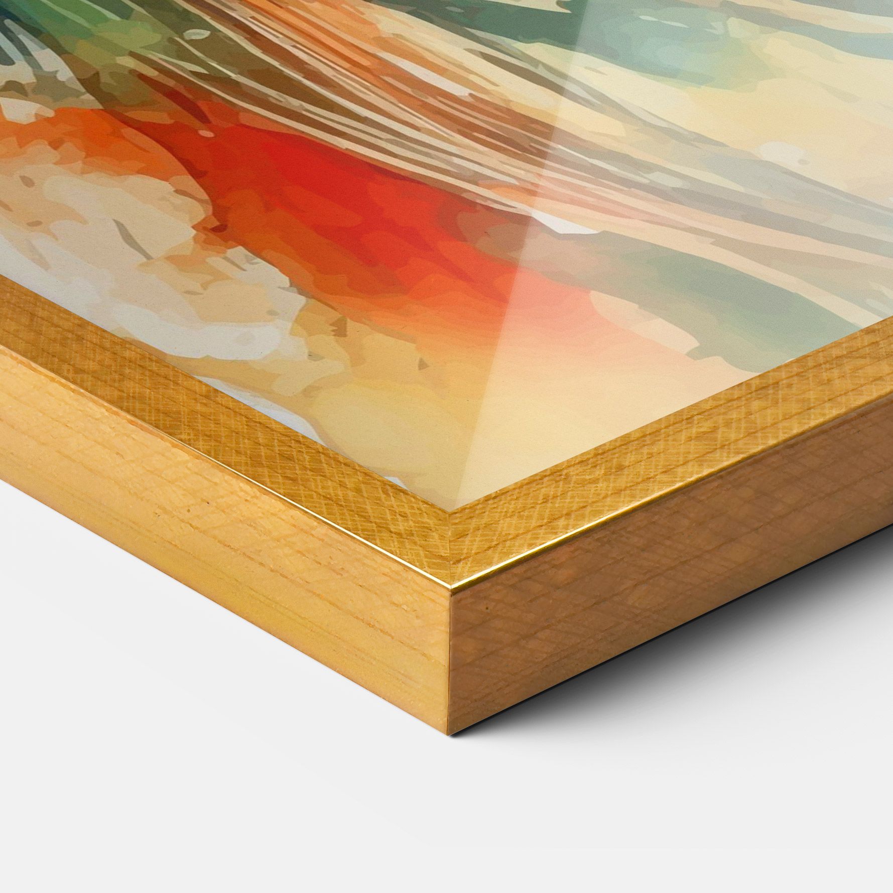 Colorful Portrait Art mockup 3