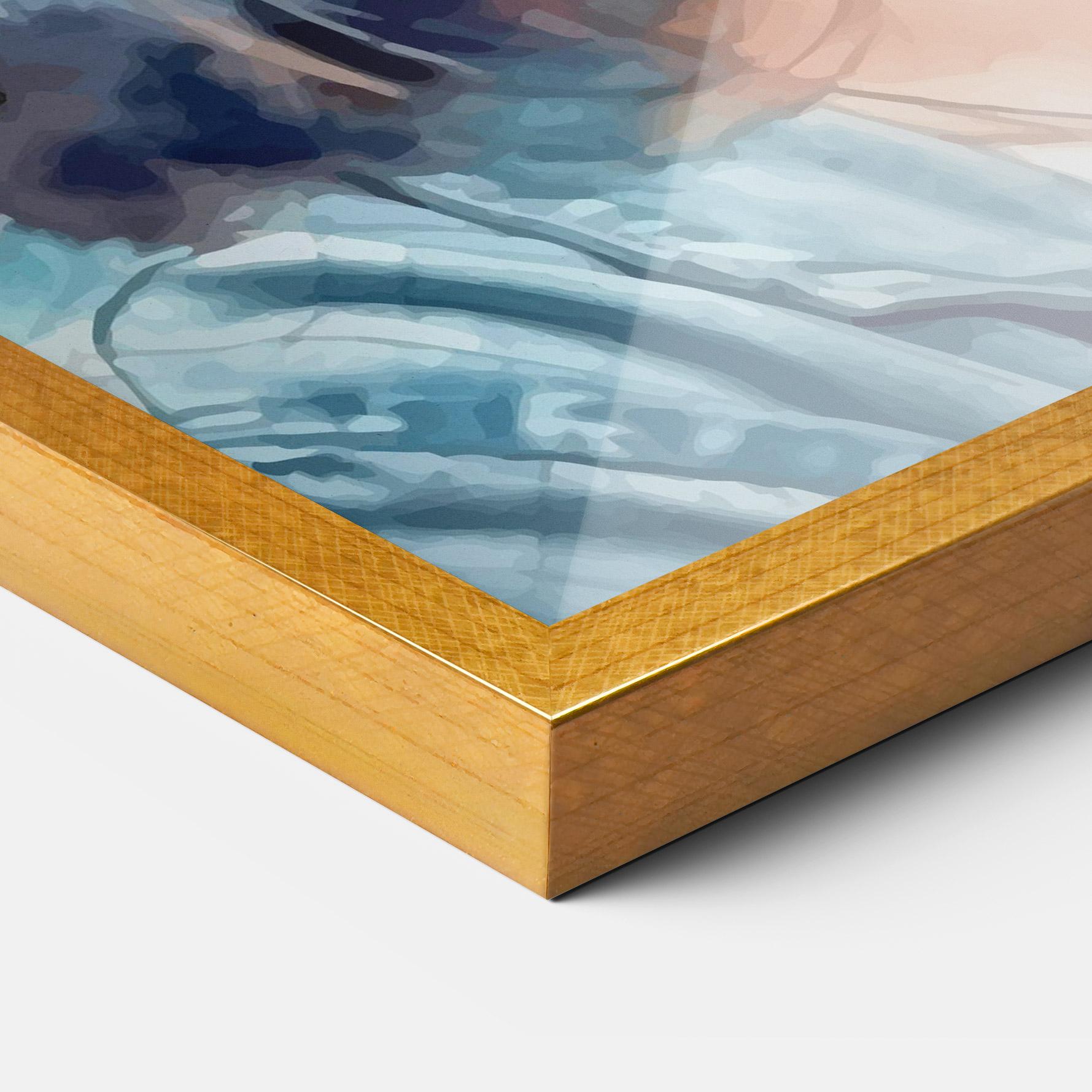 Poster Înrămat Hat Portrait Girl mockup 3