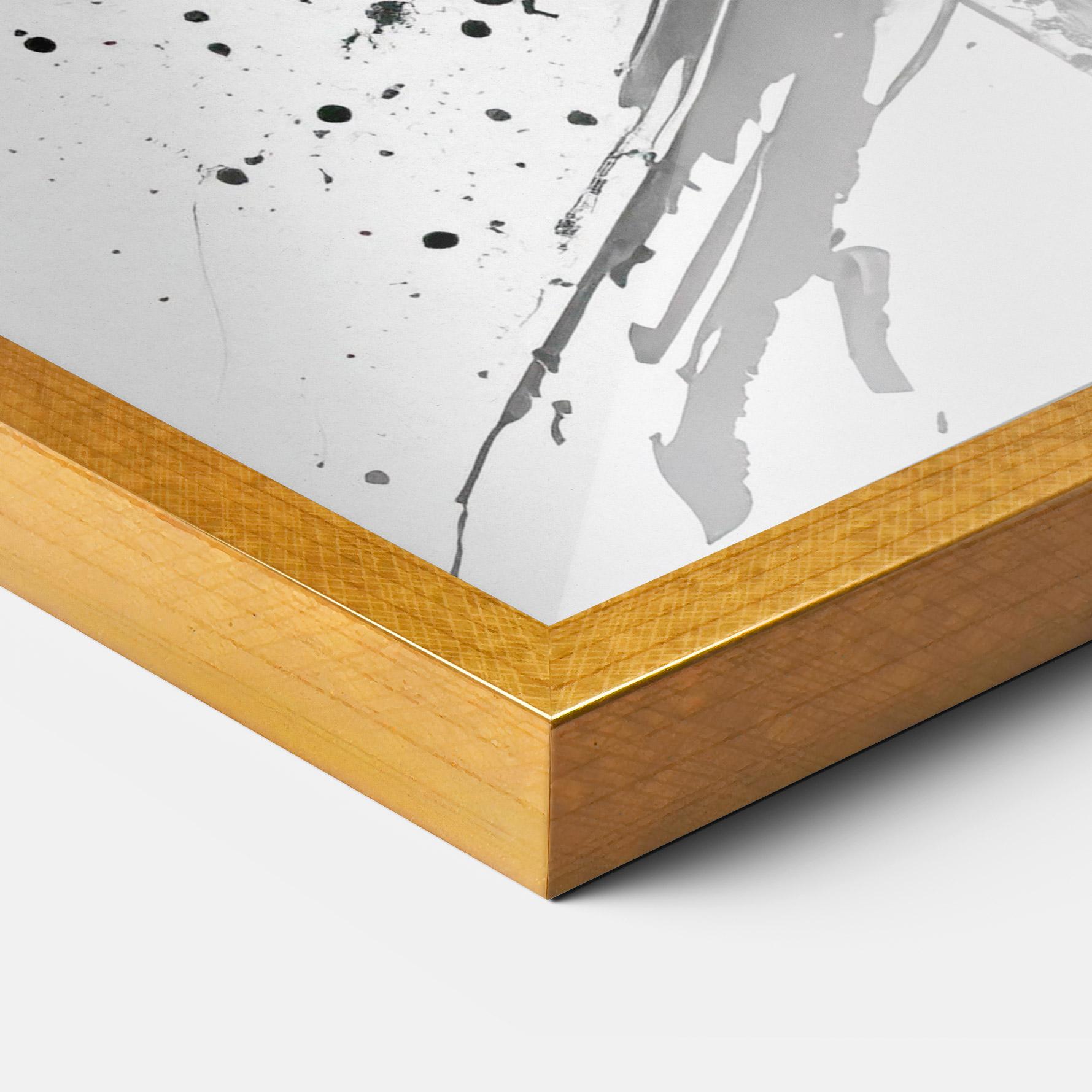 Poster Înrămat Ink Splash Portrait mockup 3