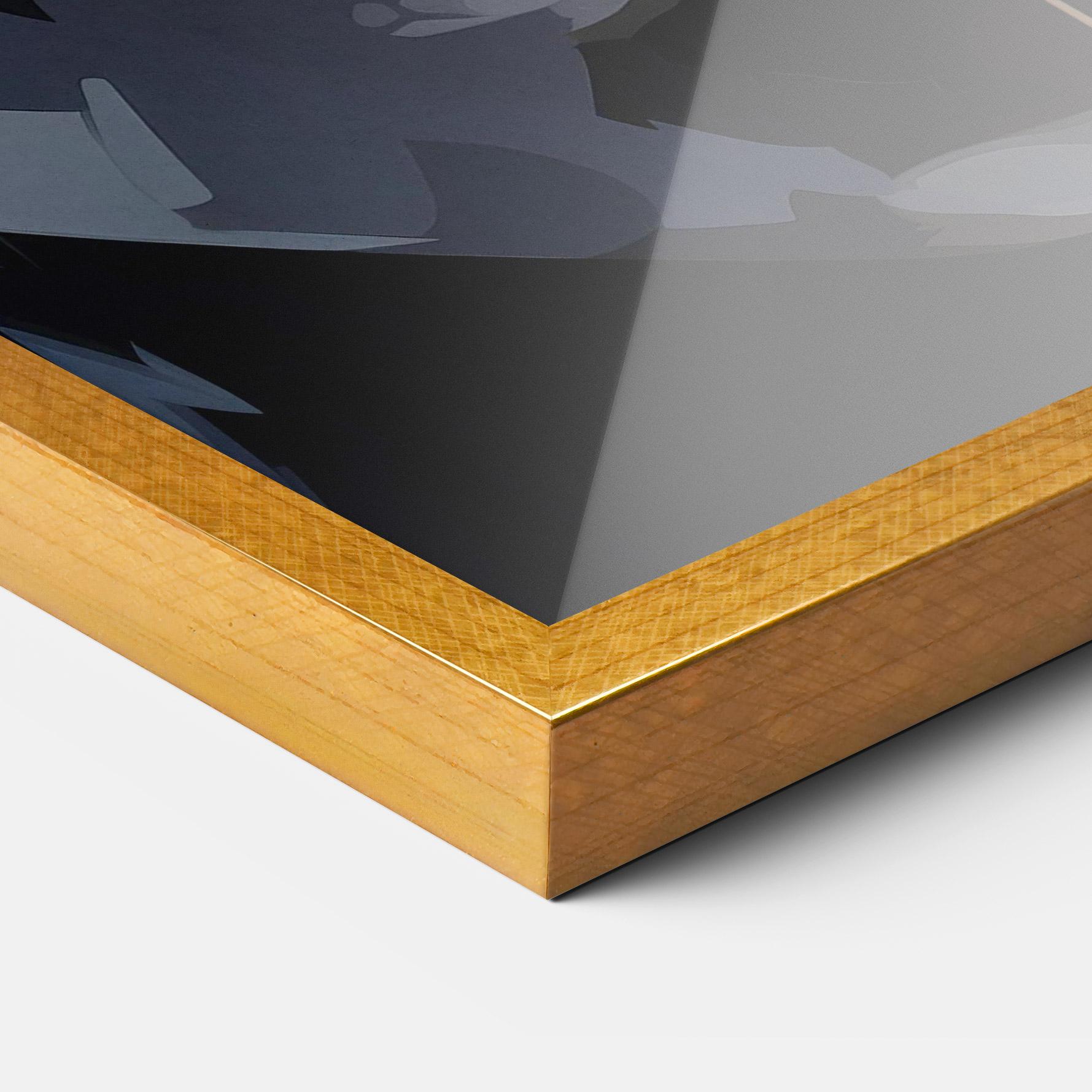 Poster Înrămat Pretty Girl Portrait mockup 3