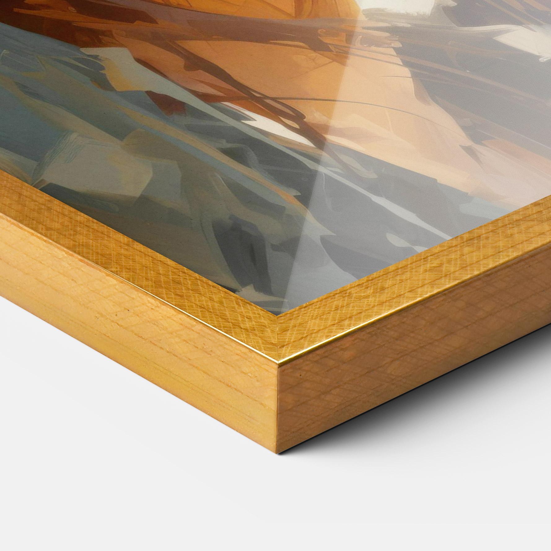 Poster Înrămat Pretty Woman Portrait mockup 3