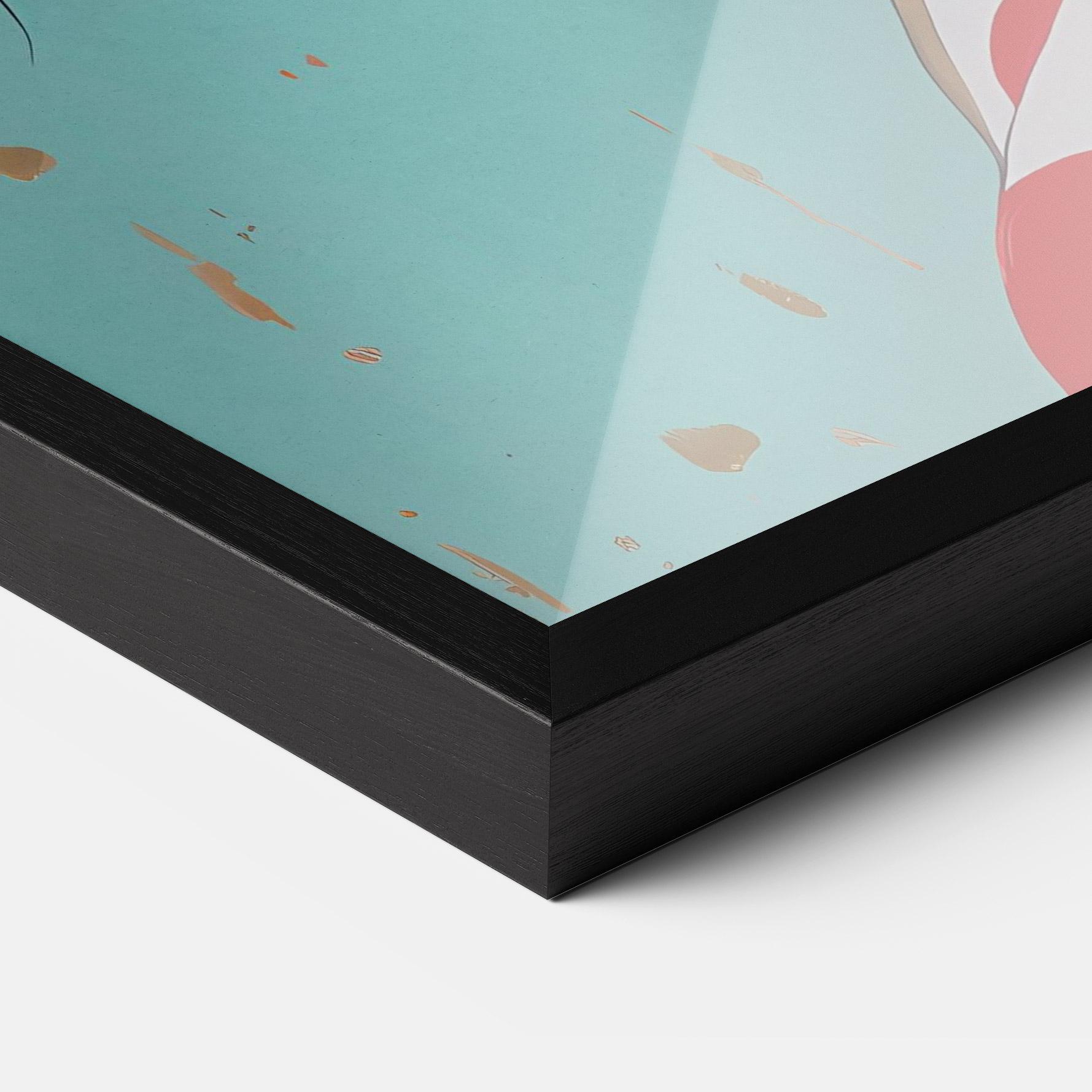 Poster Înrămat Asian Style Portrait mockup 3