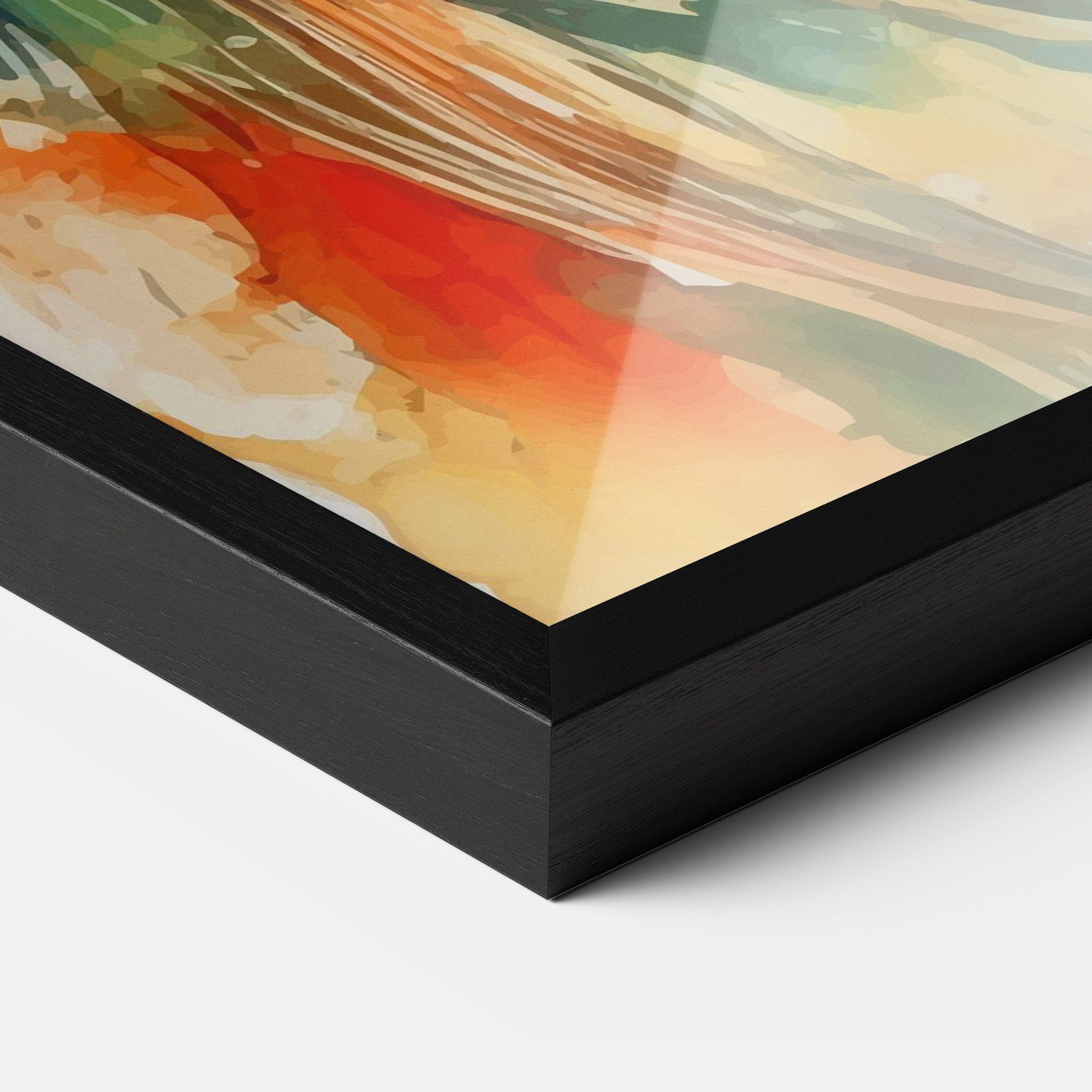 Colorful Portrait Art mockup 3