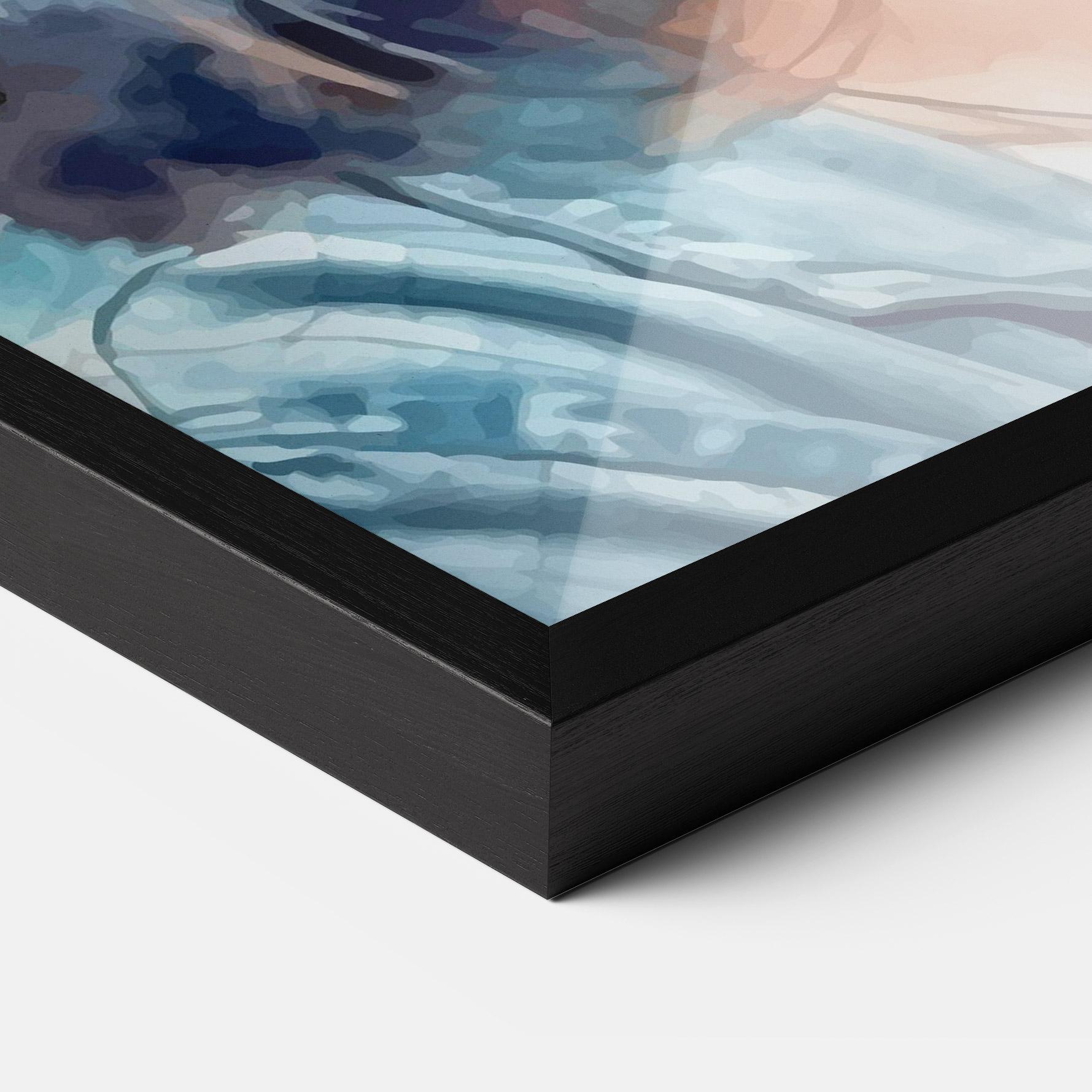 Poster Înrămat Hat Portrait Girl mockup 3