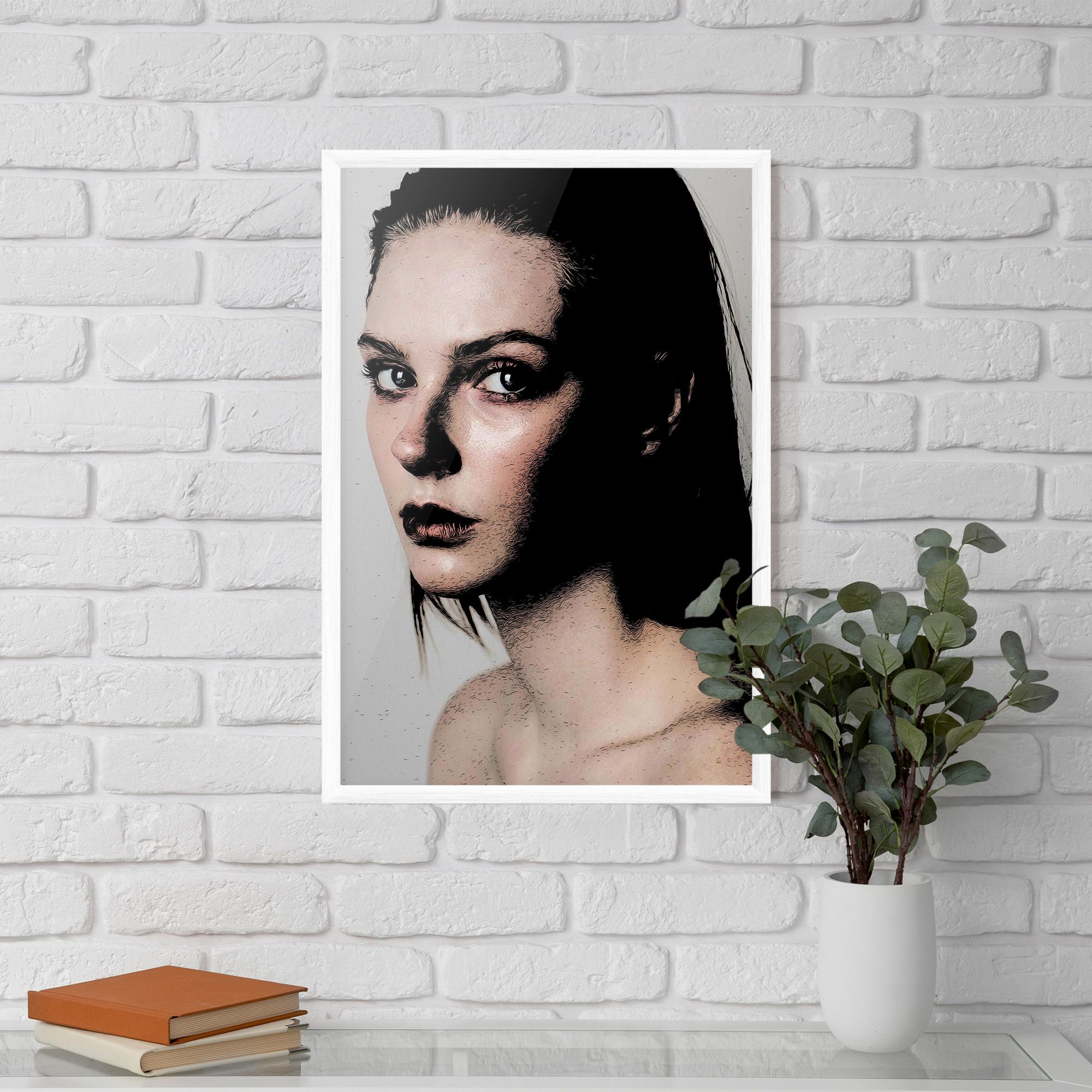 Big Eyes Portrait mockup 5