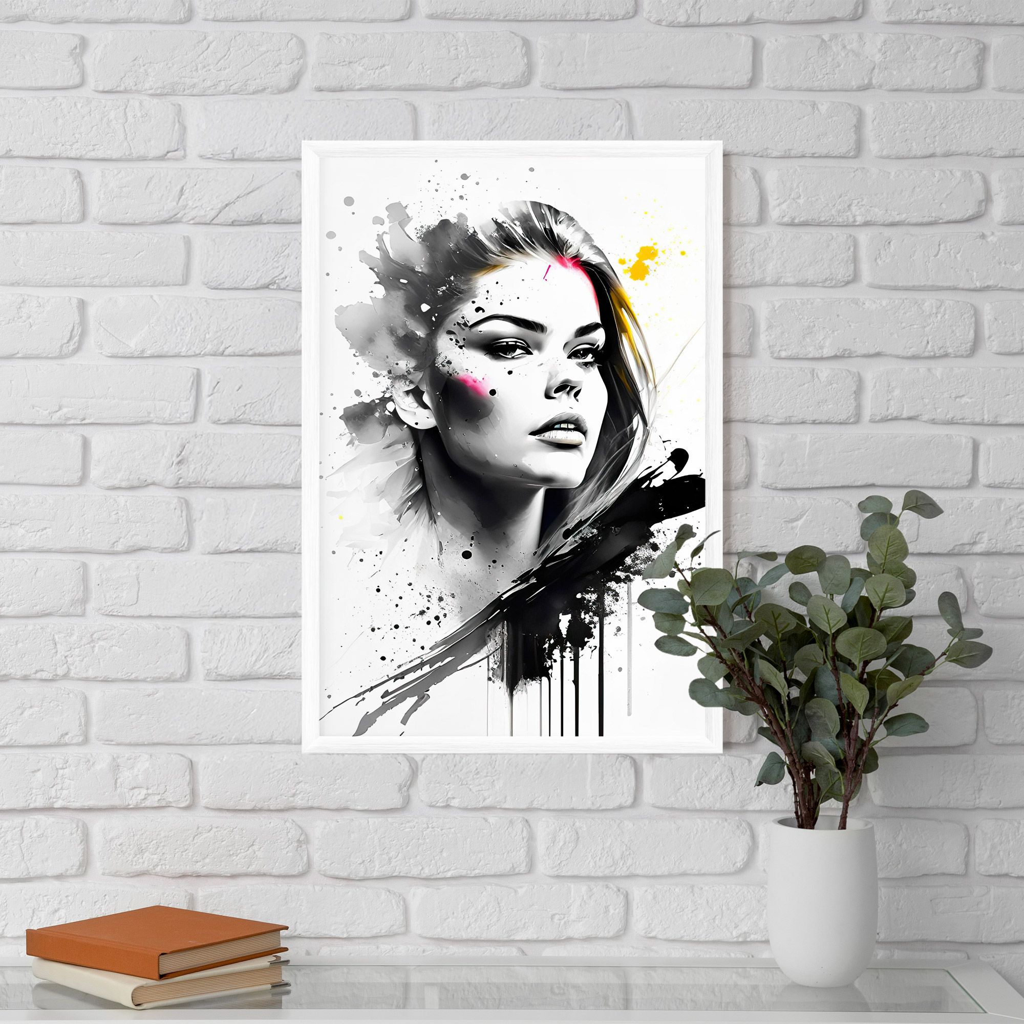 Ink Splash Portrait mockup 5