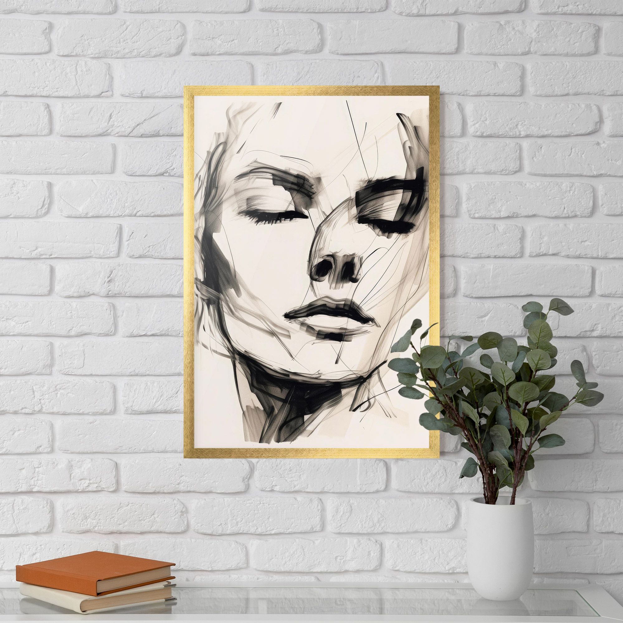 Continuous Line Woman mockup 5