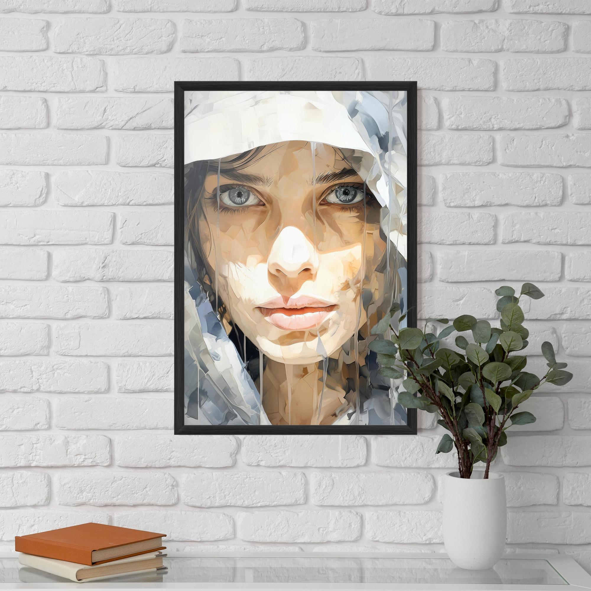 Poster Înrămat Close Up Portrait mockup 5