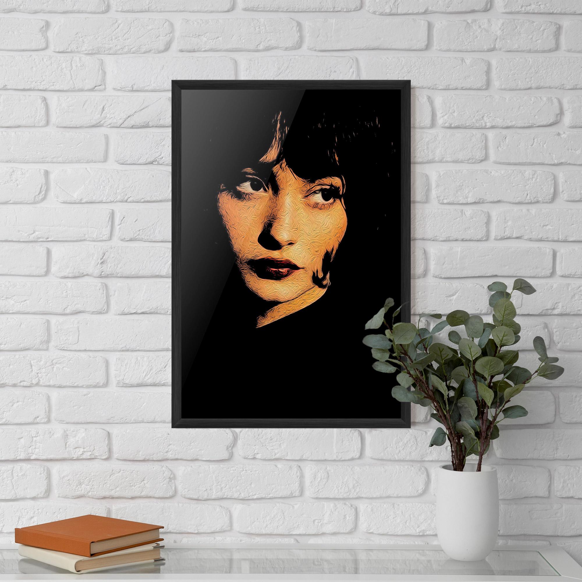 Poster Înrămat Light Portrait mockup 5