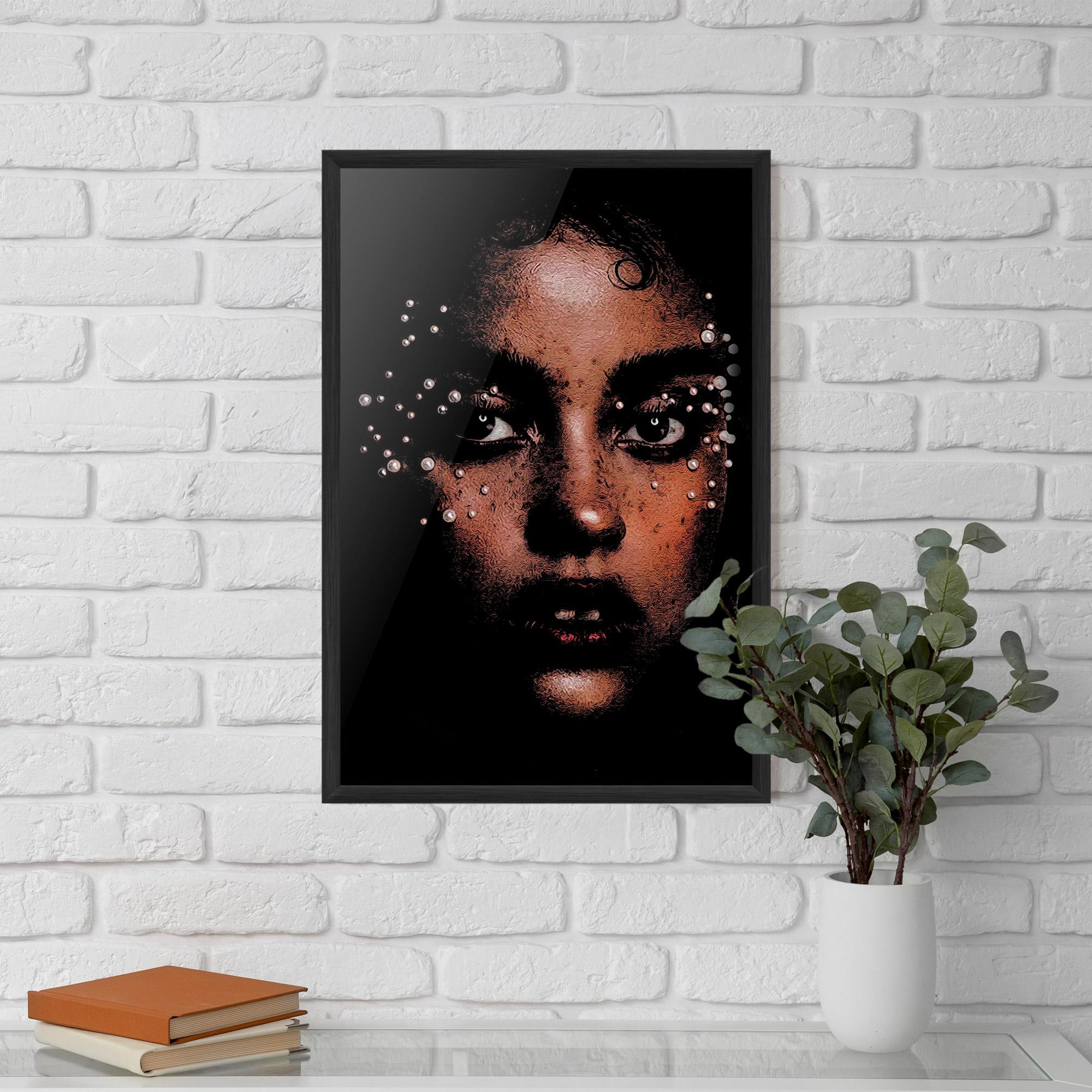 Poster Înrămat Pearl Portrait mockup 5