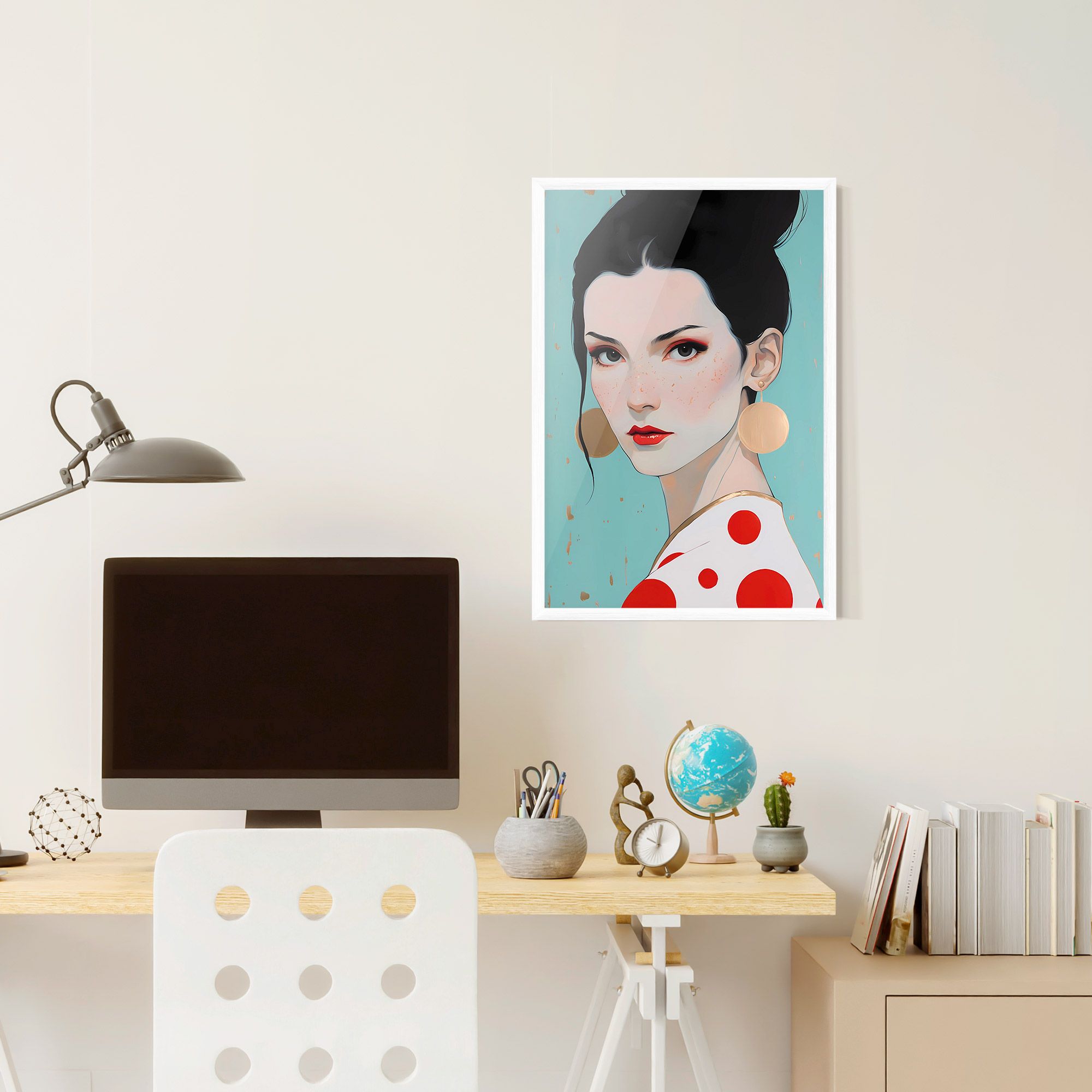 Asian Style Portrait mockup 6