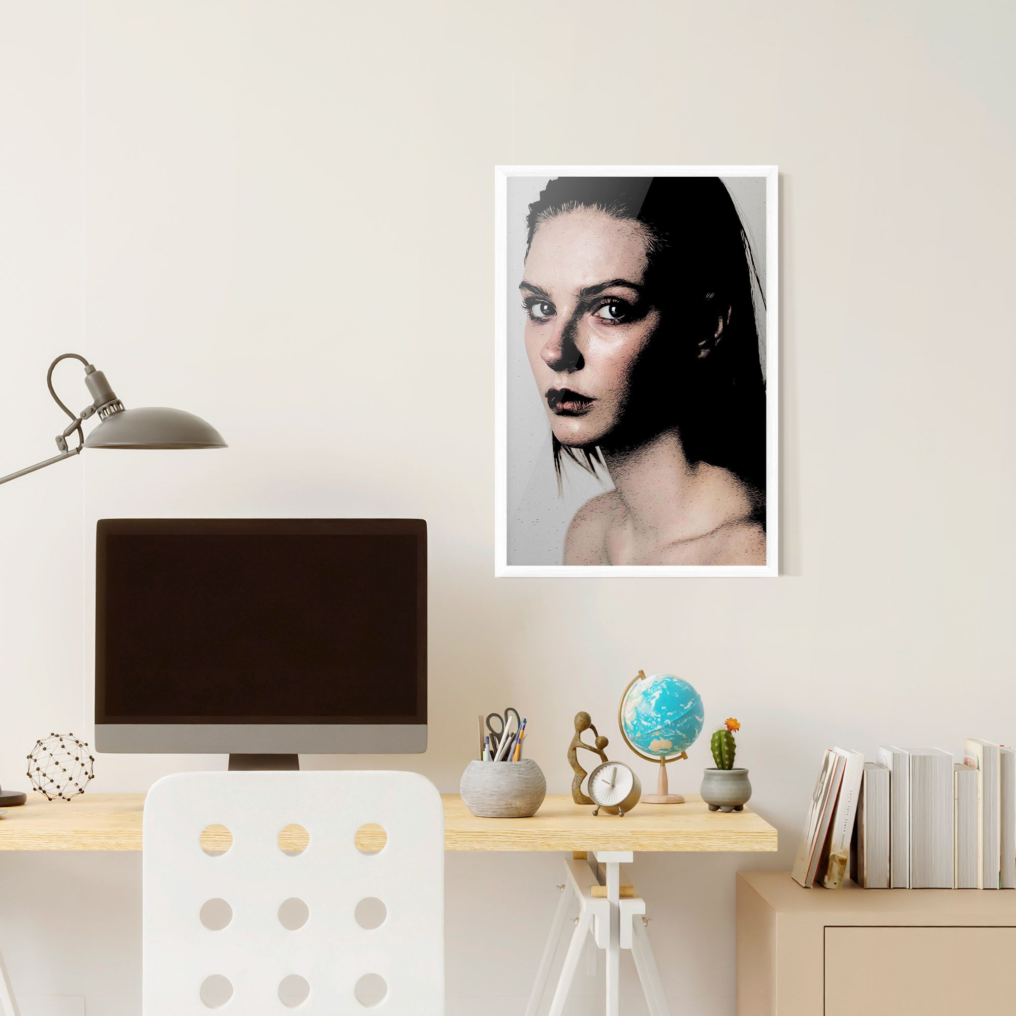 Big Eyes Portrait mockup 6