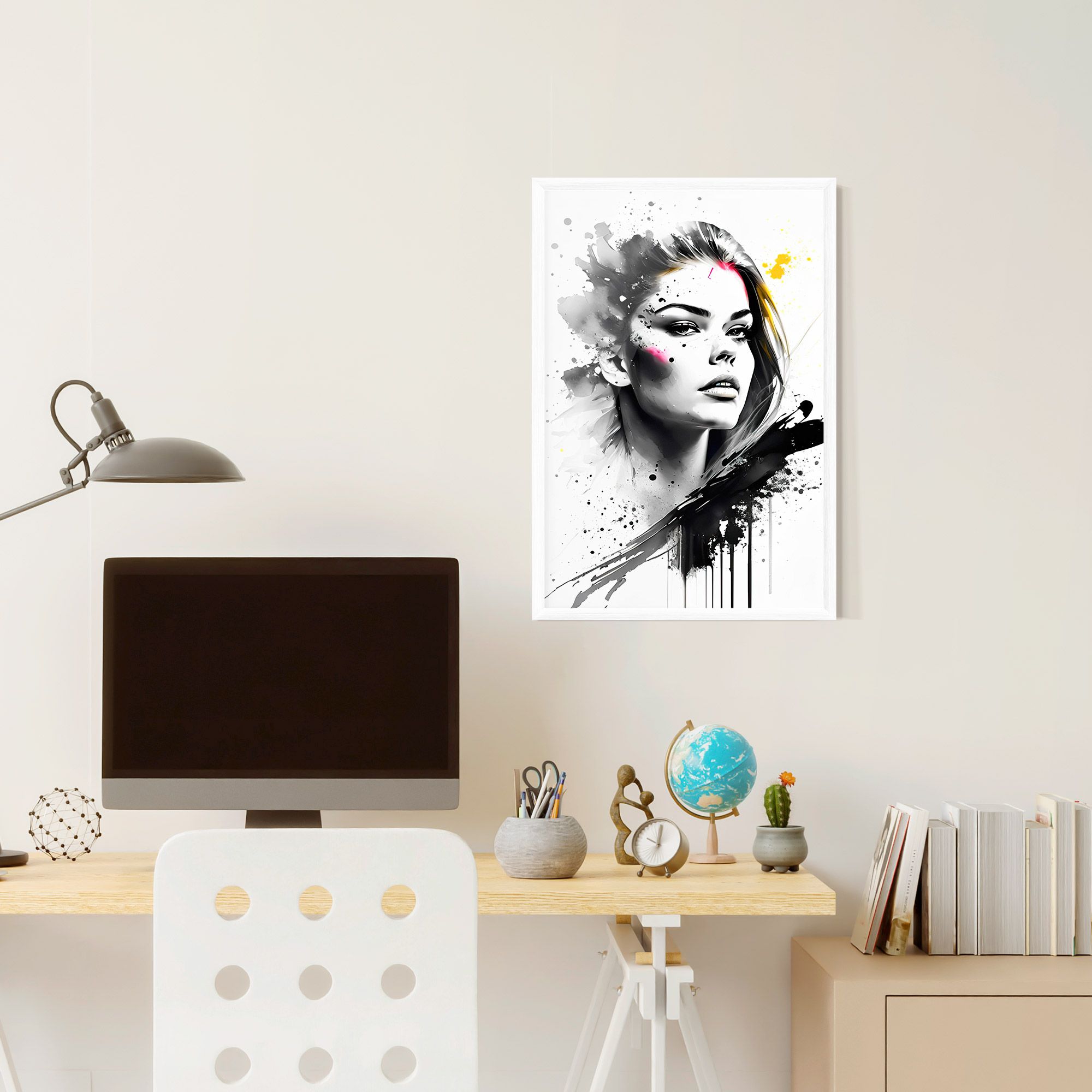 Ink Splash Portrait mockup 6