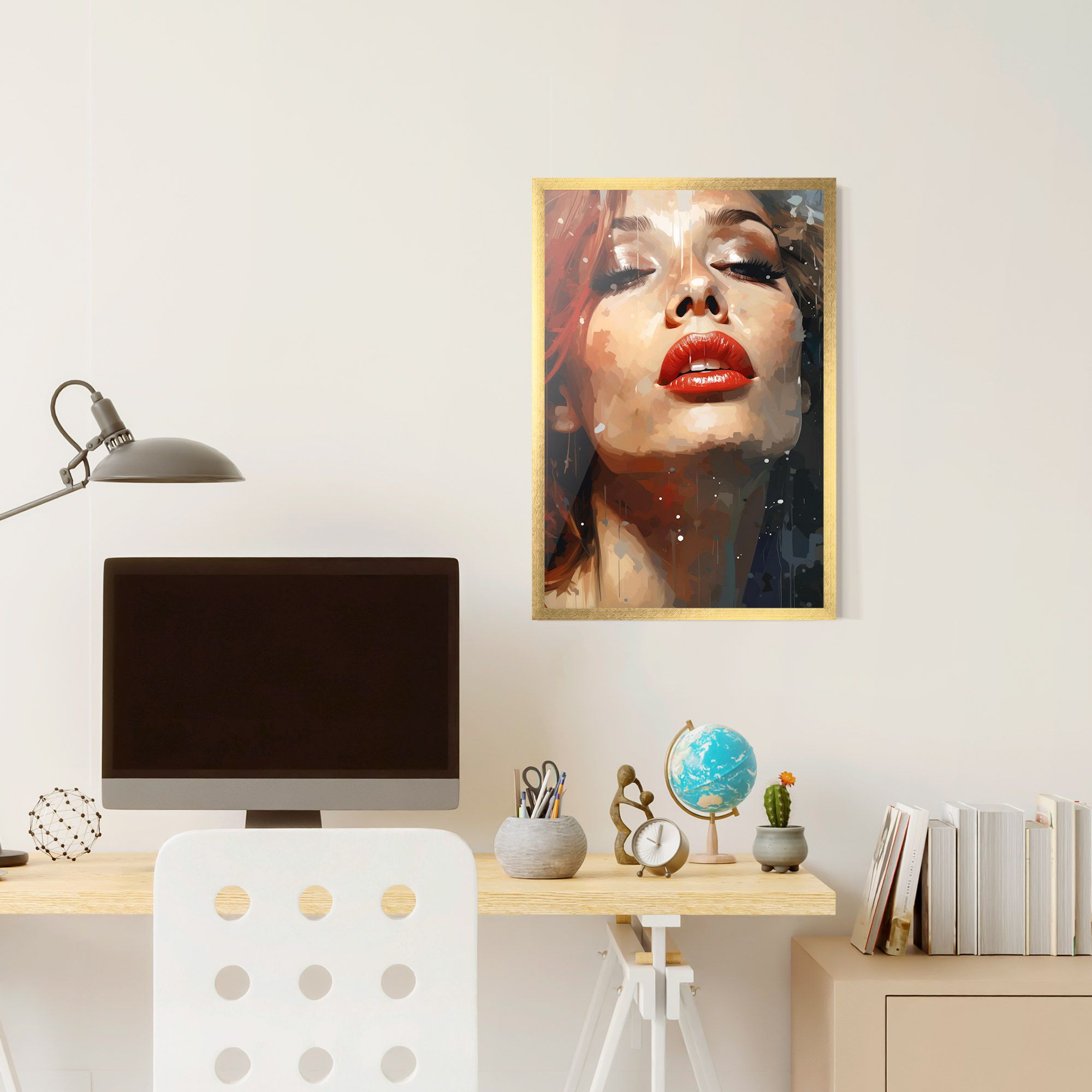 Close Up Look Portrait mockup 6