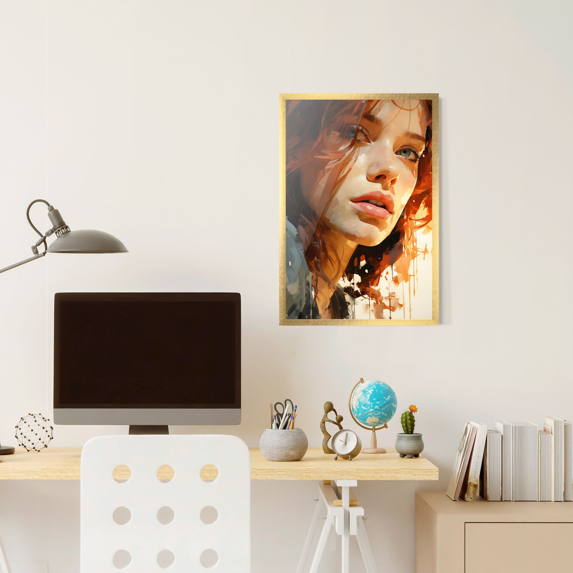 Pretty Woman Portrait mockup 6