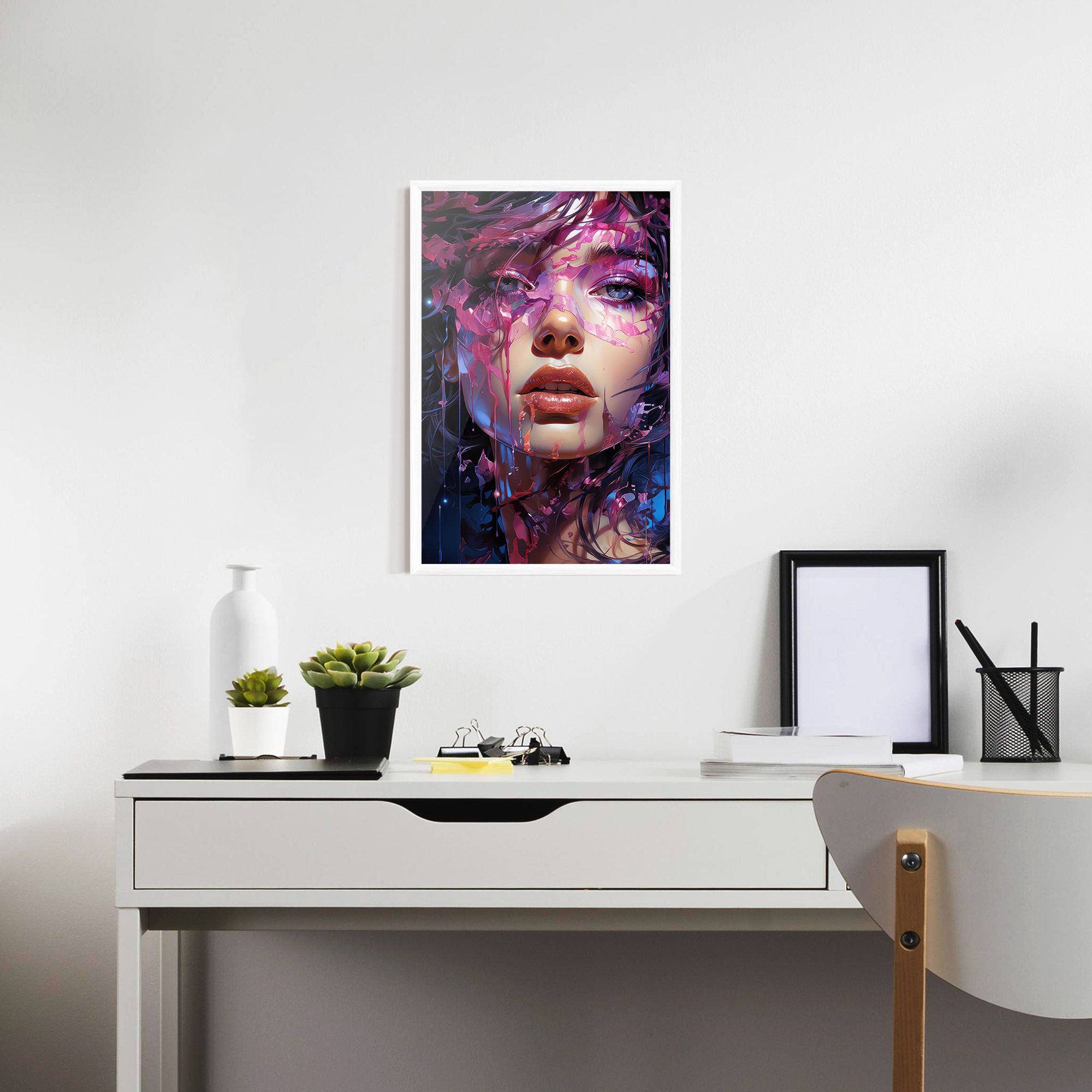 Cute Purple Girl mockup 7