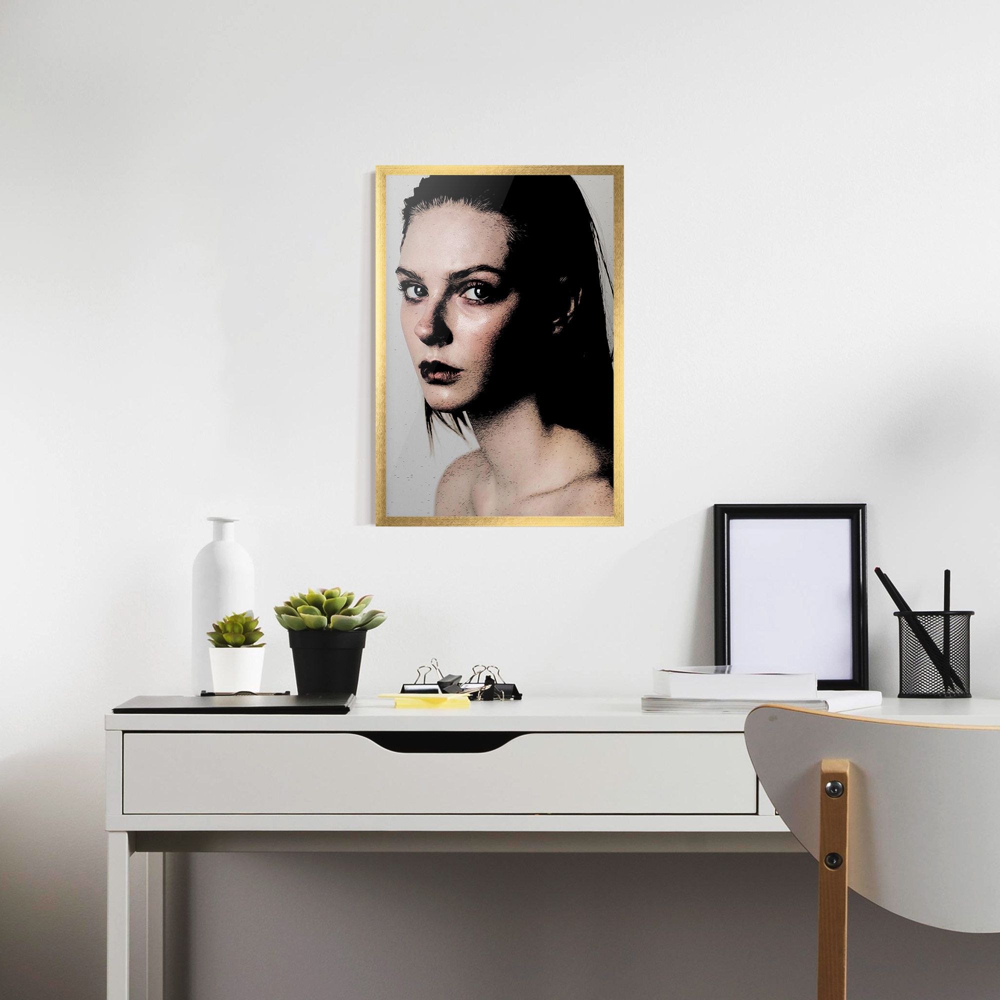 Big Eyes Portrait mockup 7