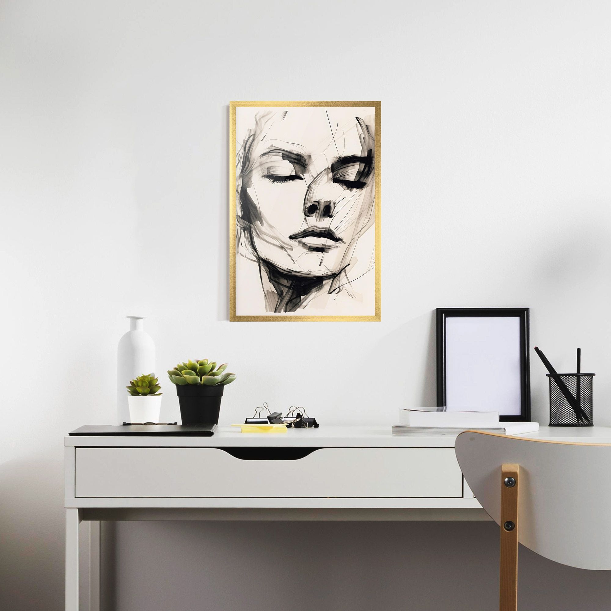 Continuous Line Woman mockup 7