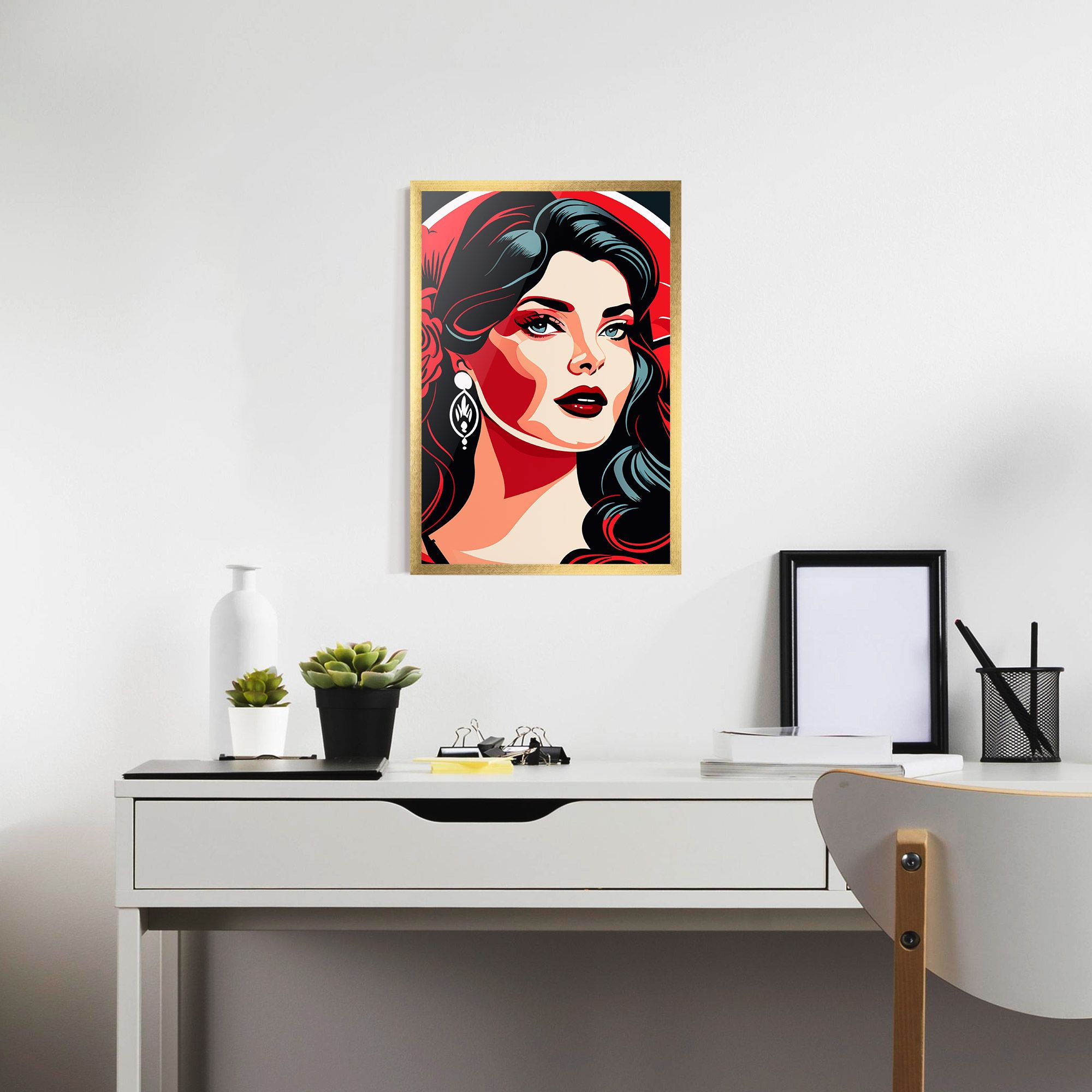 Red Light Portrait mockup 7