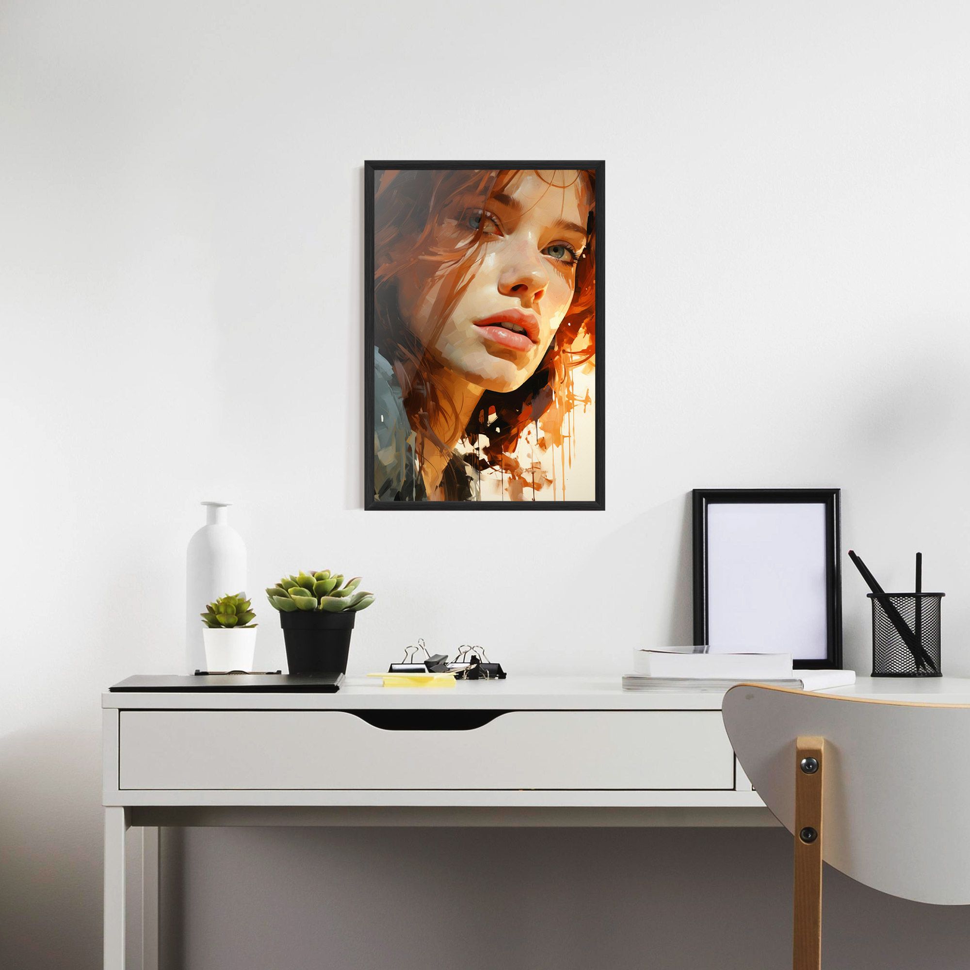 Pretty Woman Portrait mockup 7