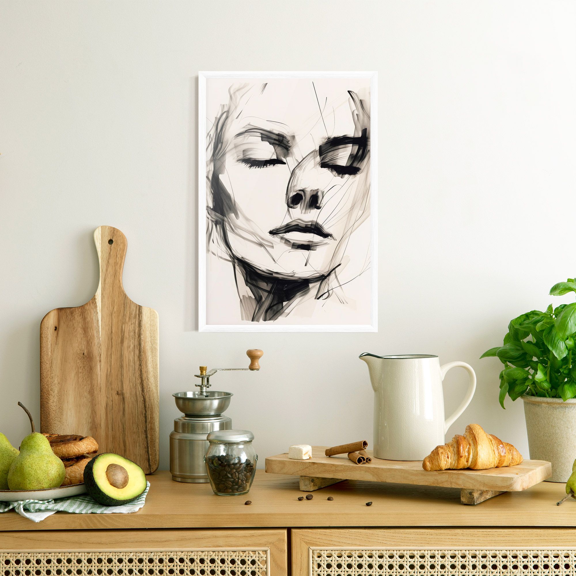 Continuous Line Woman mockup 8