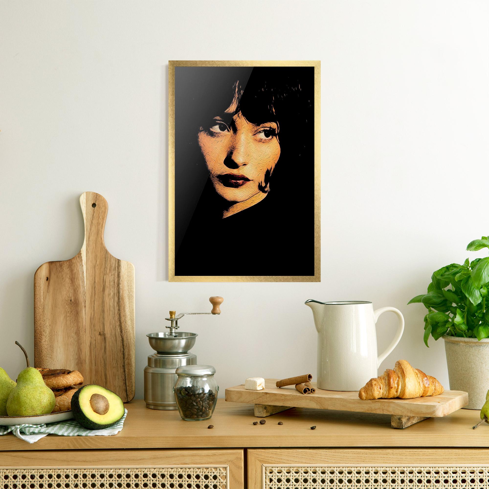 Poster Înrămat Light Portrait mockup 8
