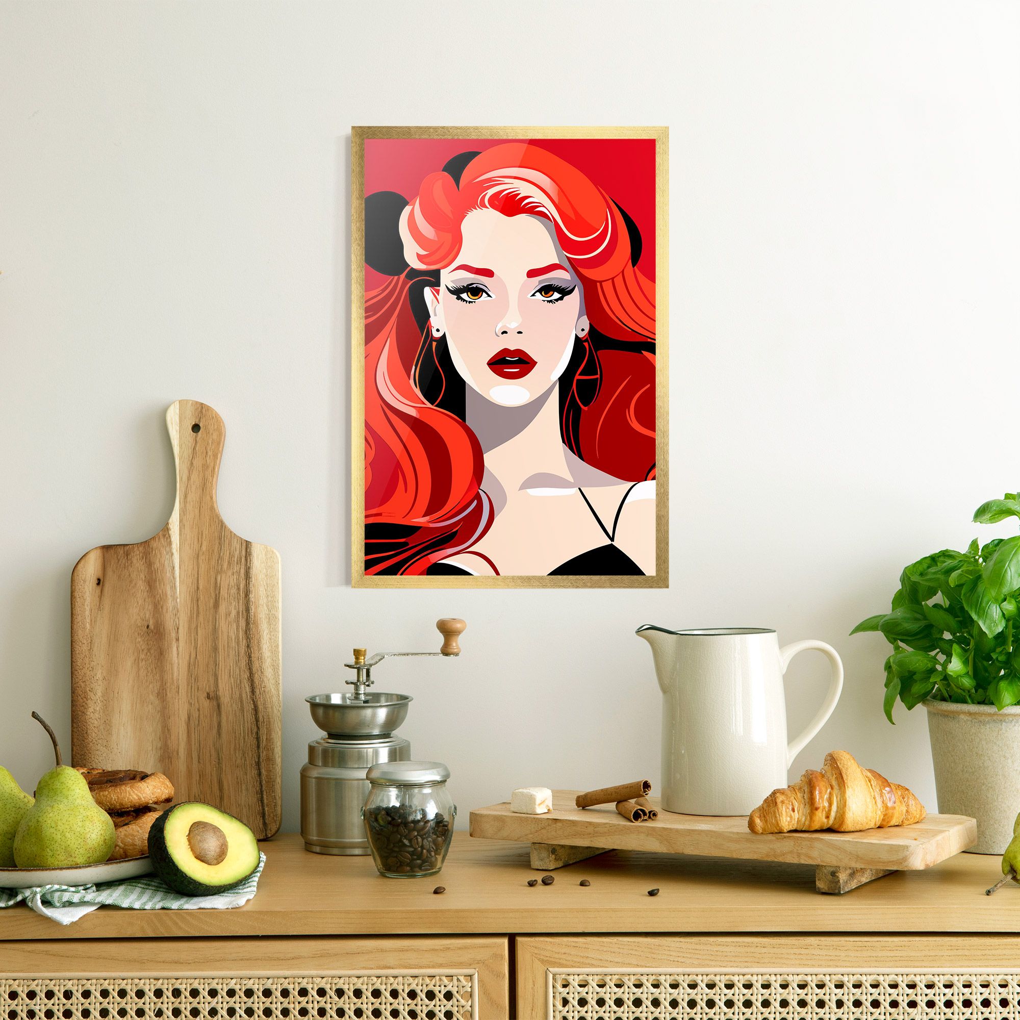 Red Hair Portrait mockup 8