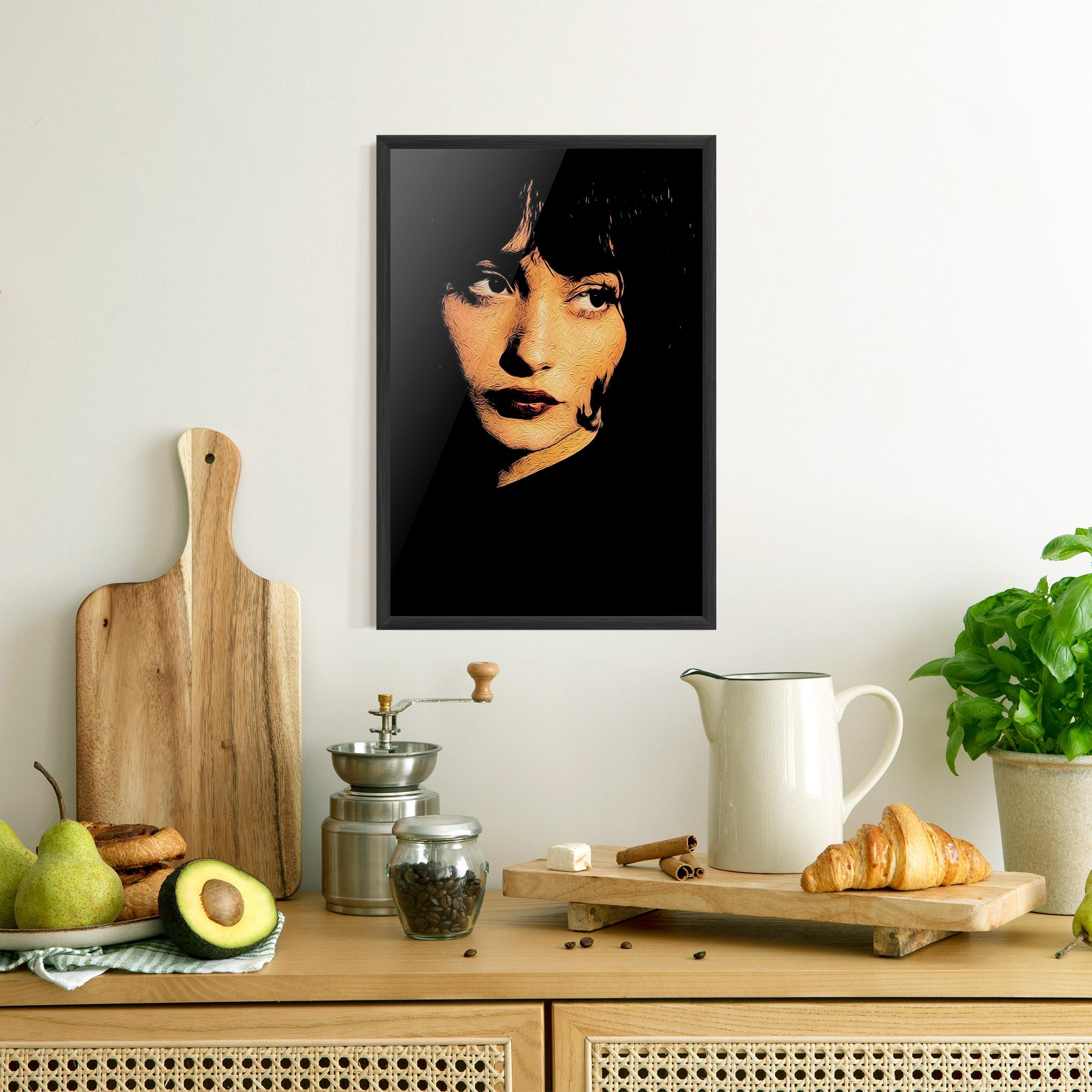 Poster Înrămat Light Portrait mockup 8