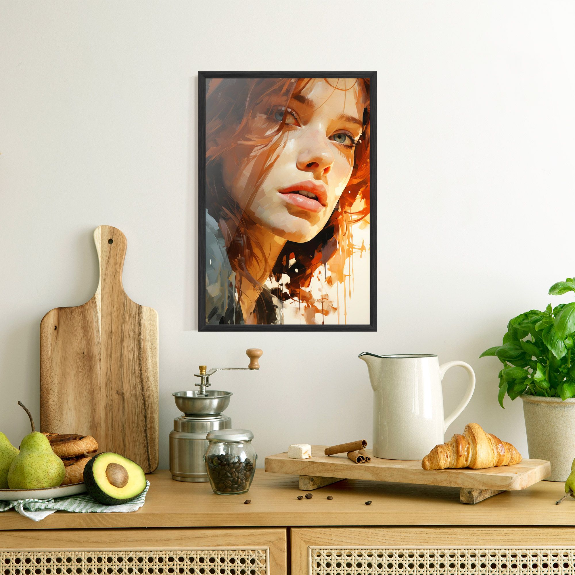 Pretty Woman Portrait mockup 8