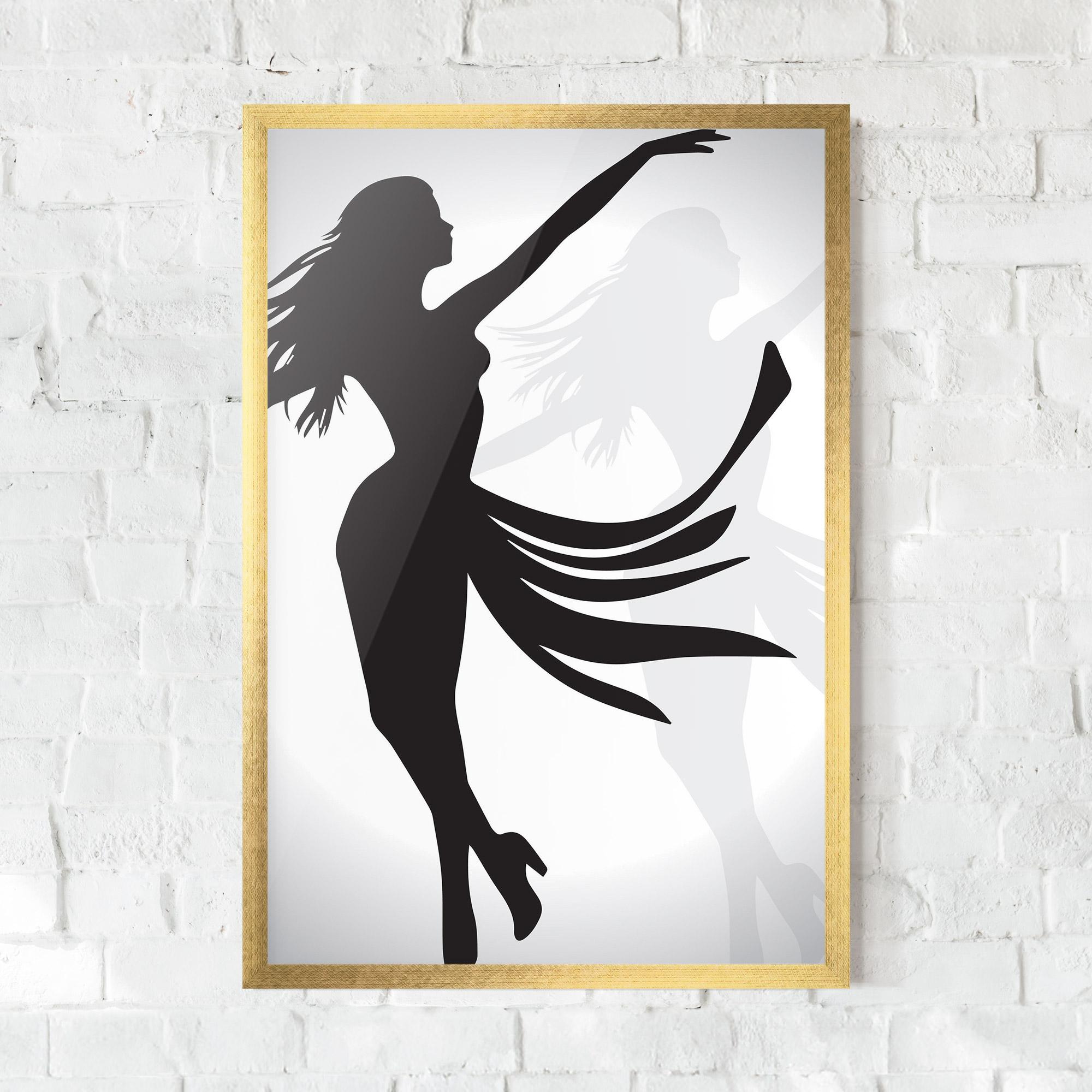 Poster Înrămat Dance Shilouette mockup 0