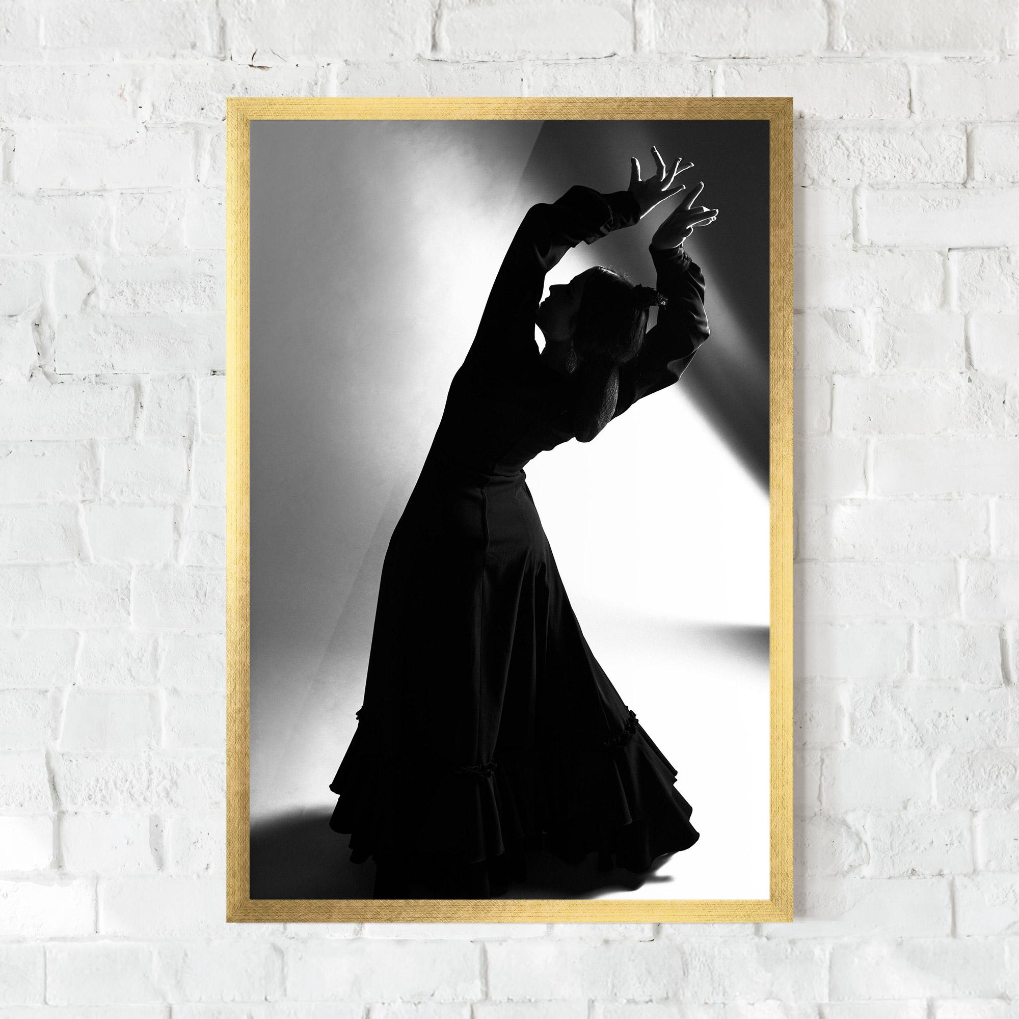 Poster Înrămat Full Shot Dancer mockup 0