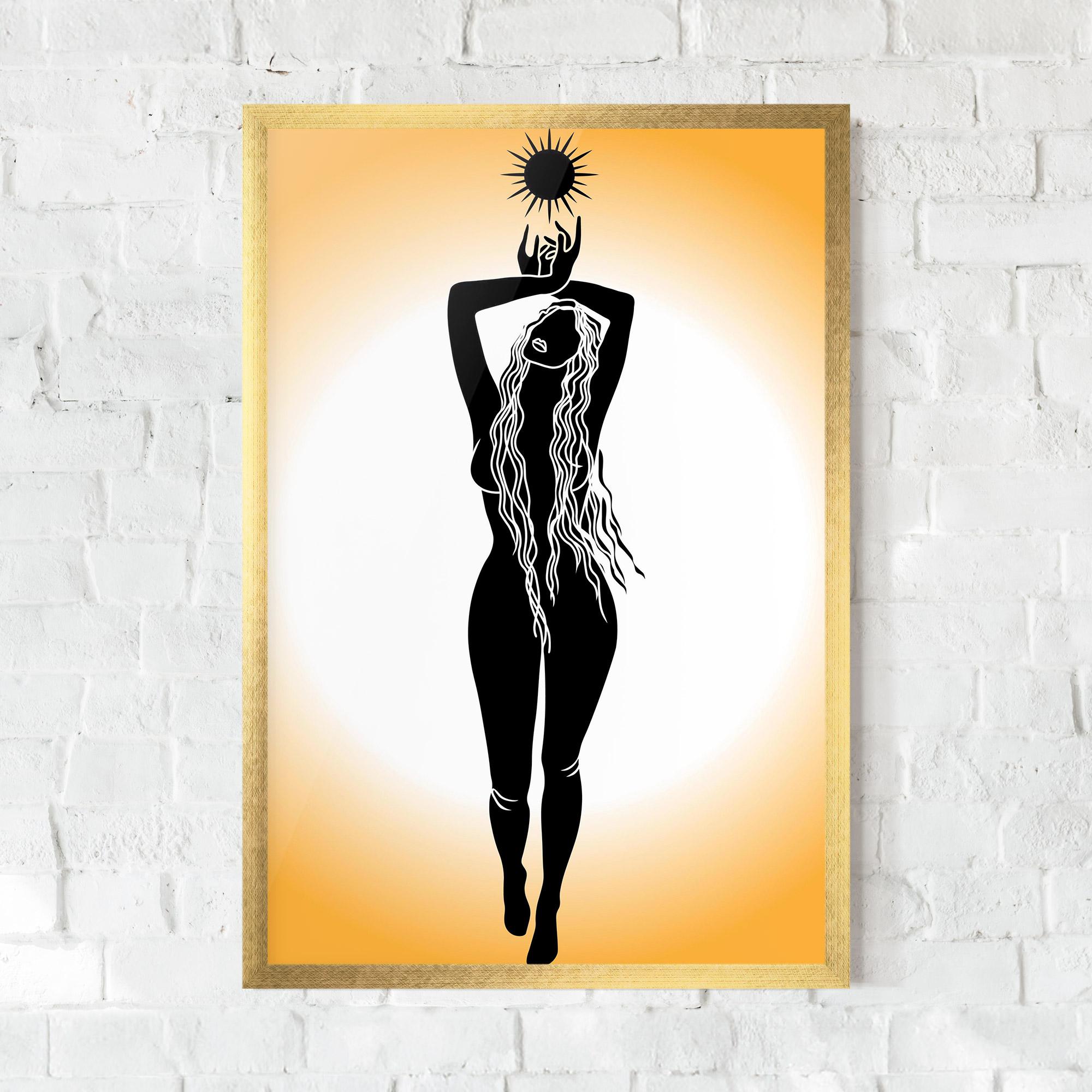 Poster Înrămat Mistic Woman mockup 0