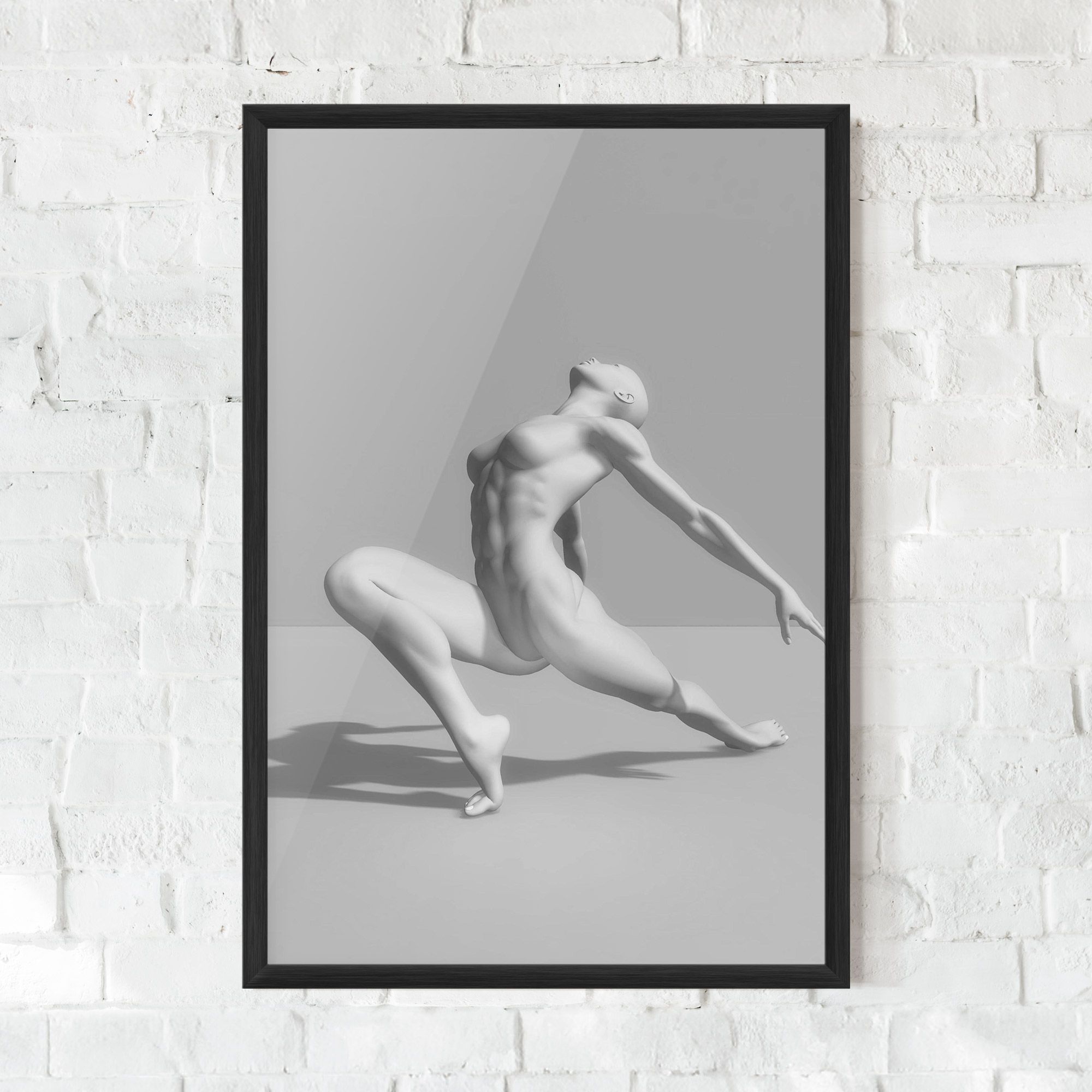 3d Ballet Pose mockup 0