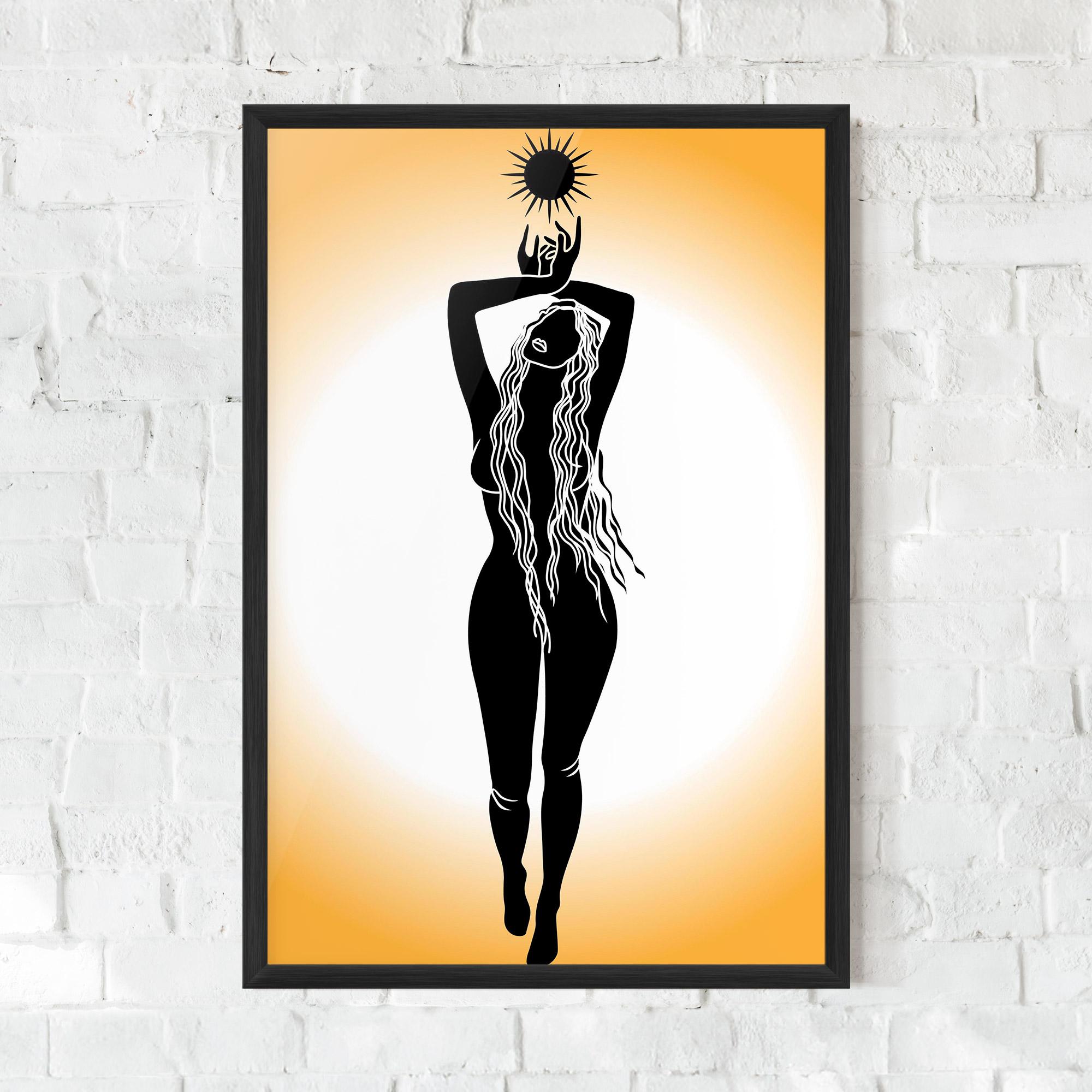 Poster Înrămat Mistic Woman mockup 0
