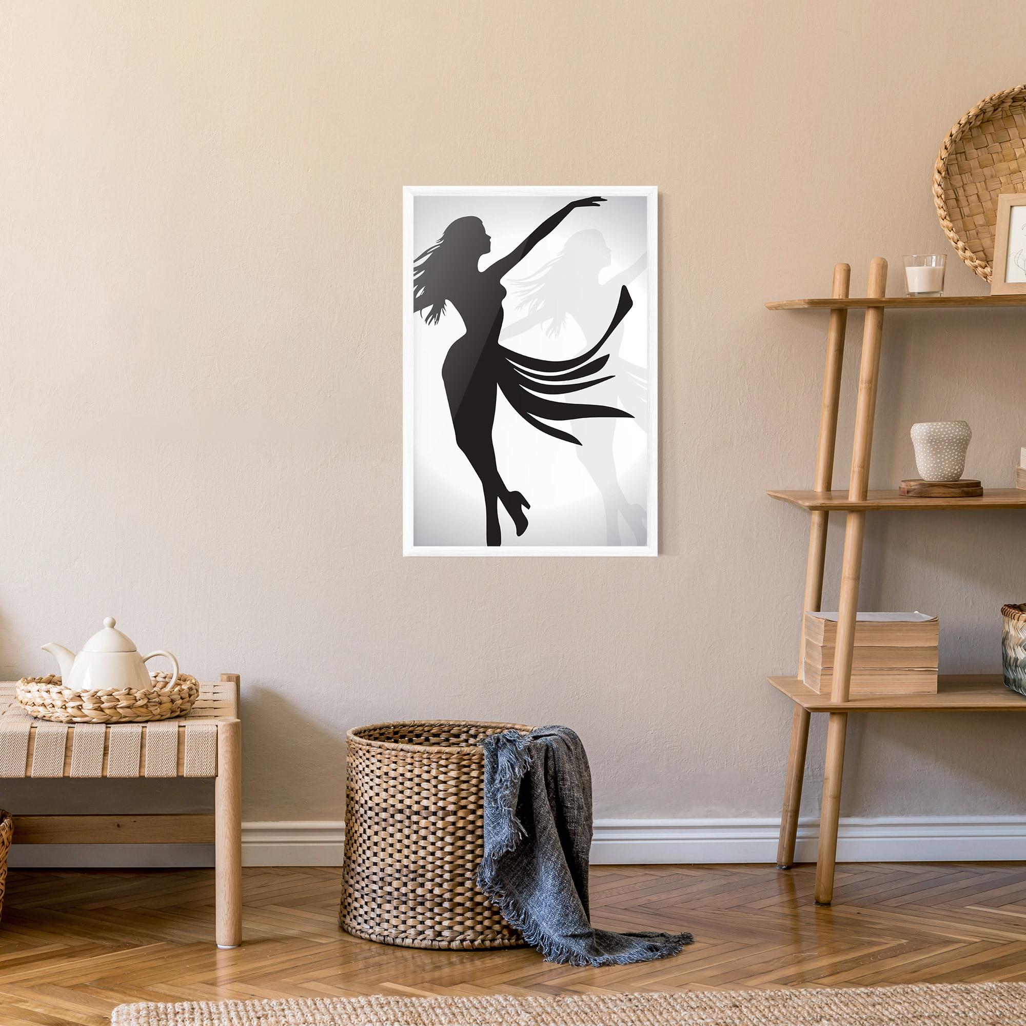 Poster Înrămat Dance Shilouette mockup 9