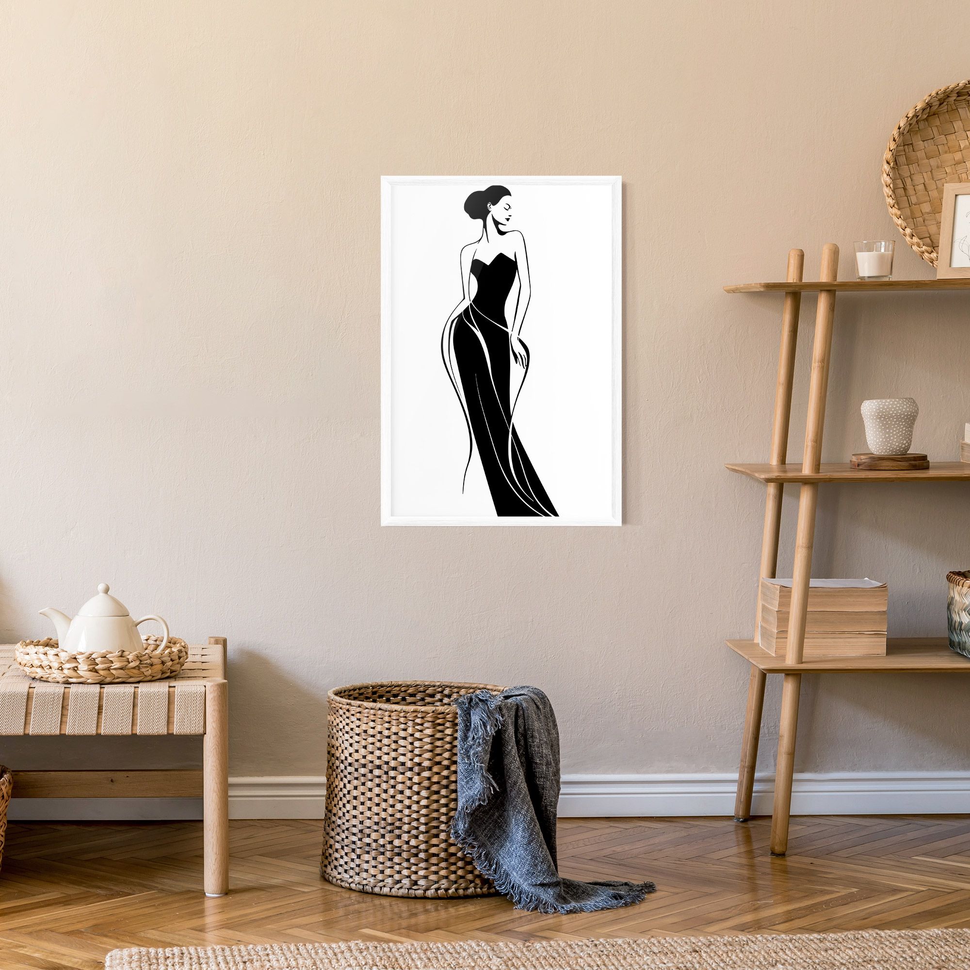 Woman Shape Line mockup 9