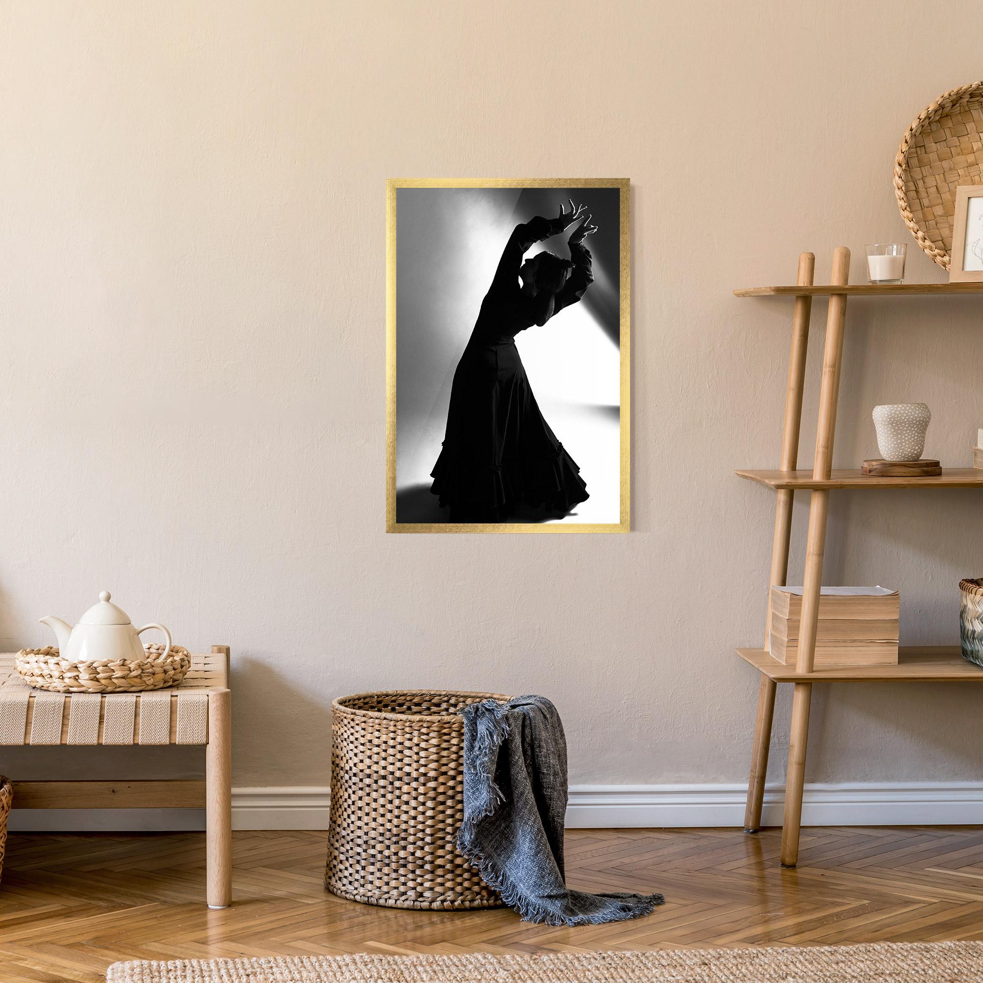 Poster Înrămat Full Shot Dancer mockup 9