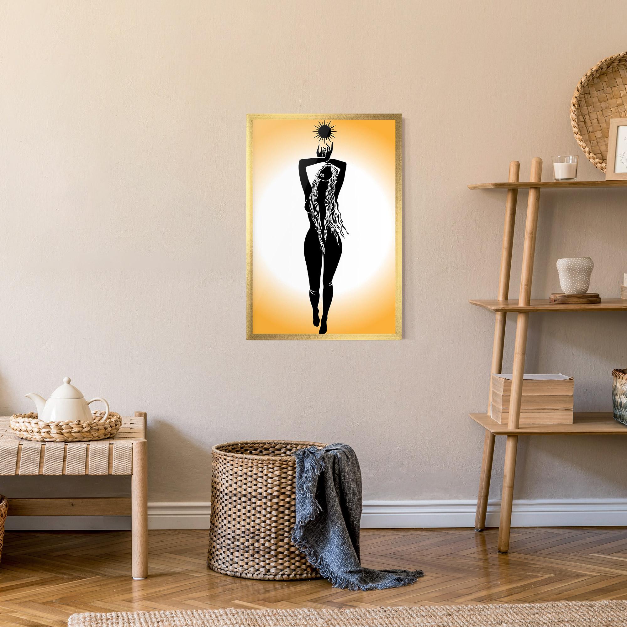 Poster Înrămat Mistic Woman mockup 9