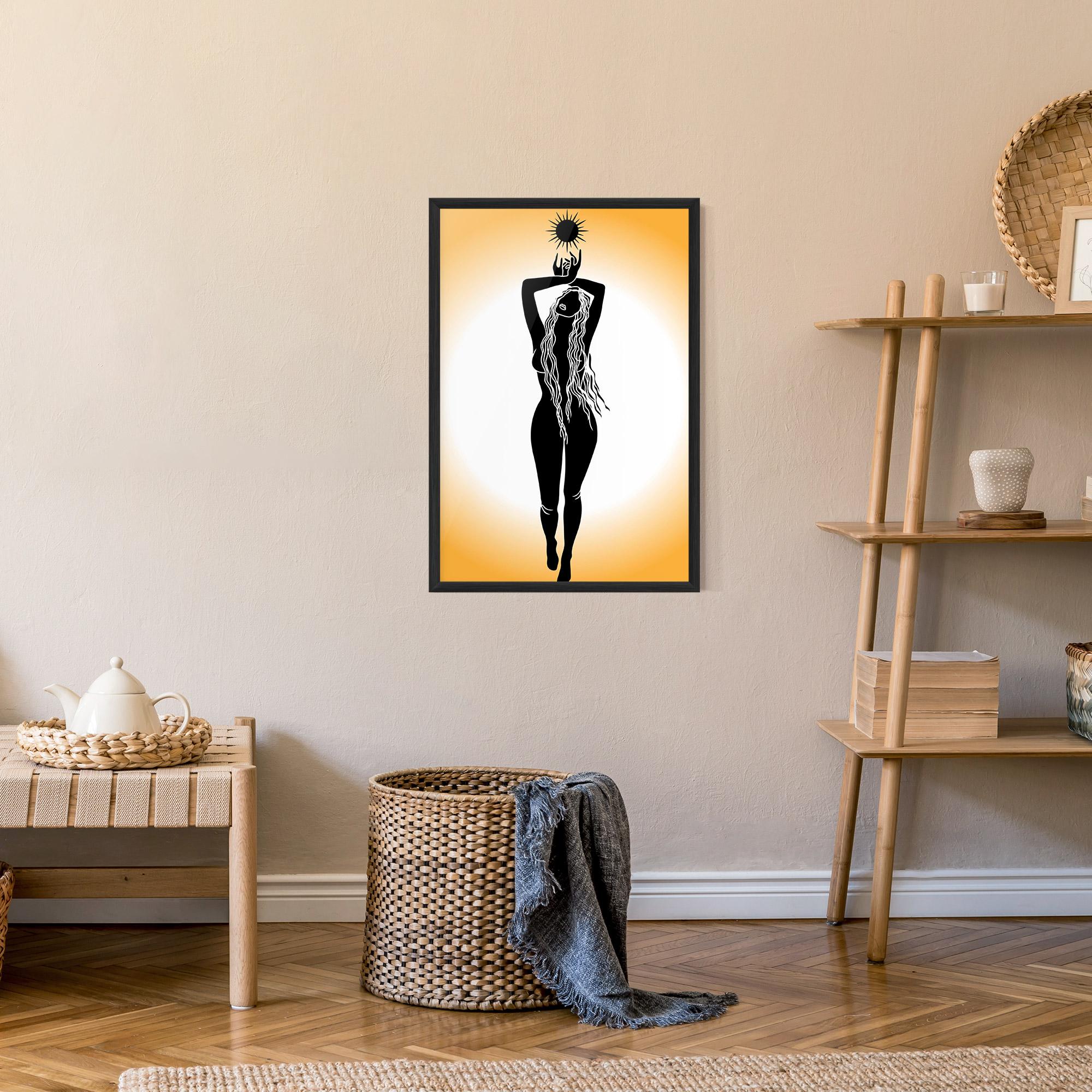 Poster Înrămat Mistic Woman mockup 9
